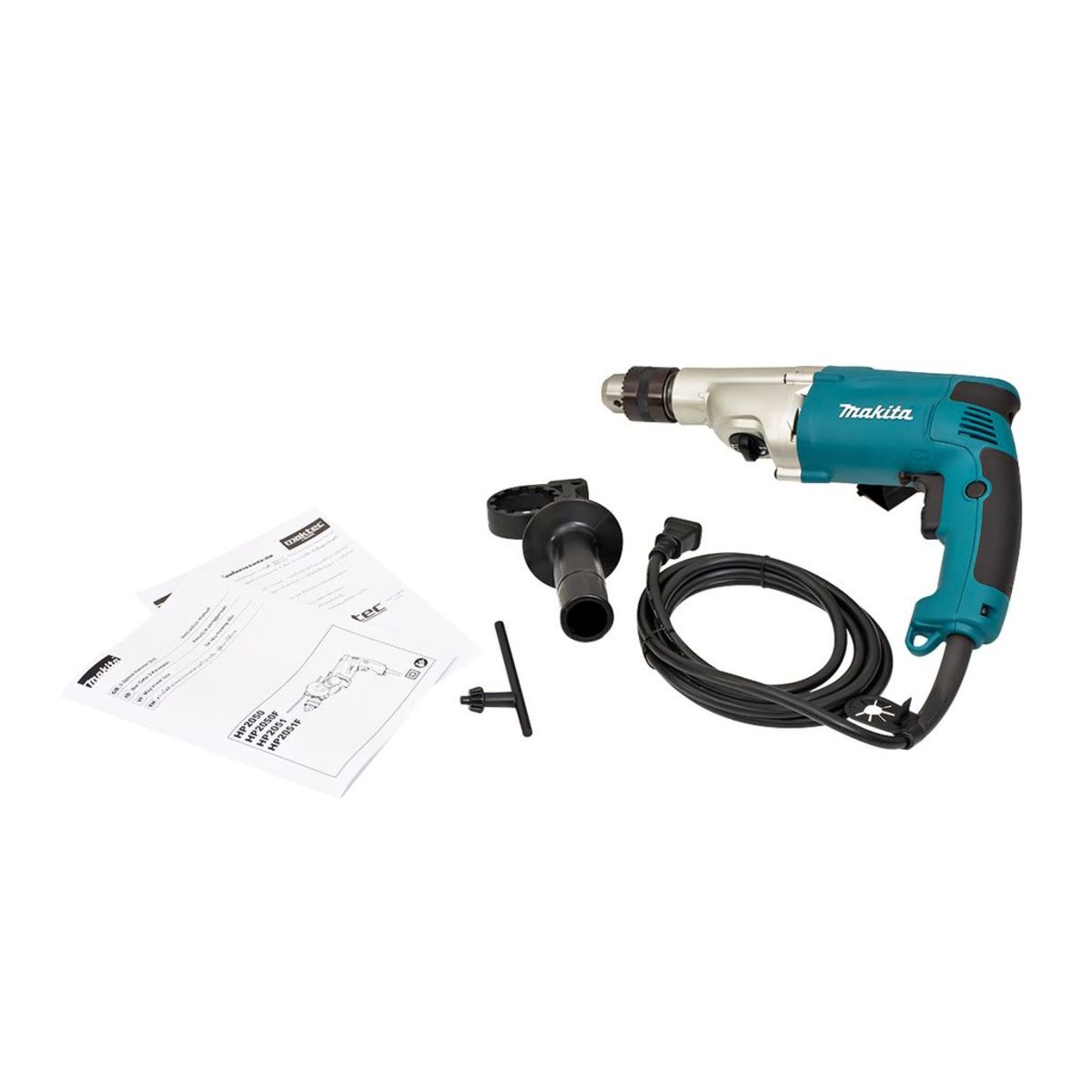 MAKITA สว่านกระแทกไฟฟ้า 2 สปีด ขนาด 20 มม. (3/4 นิ้ว) กำลังไฟ 720 วัตต์ รุ่น HP-2050 ปรับความเร็วได้ ลดการสั่งสะเทือน (มากีต้า)