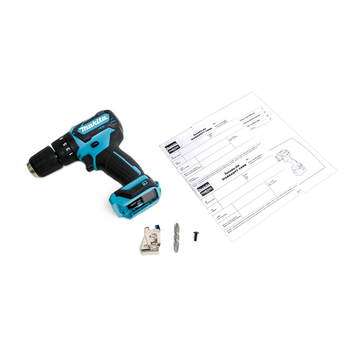 MAKITA สว่านกระแทกไร้สาย 12 โวลต์ ขนาด 10 มม. (3/8 นิ้ว) รุ่น HP332DZ แรงบิดหมุน 32 นิวตันเมตร ไม่รวมแบตเตอรี่-แท่นชาร์จ (มากีต้า)