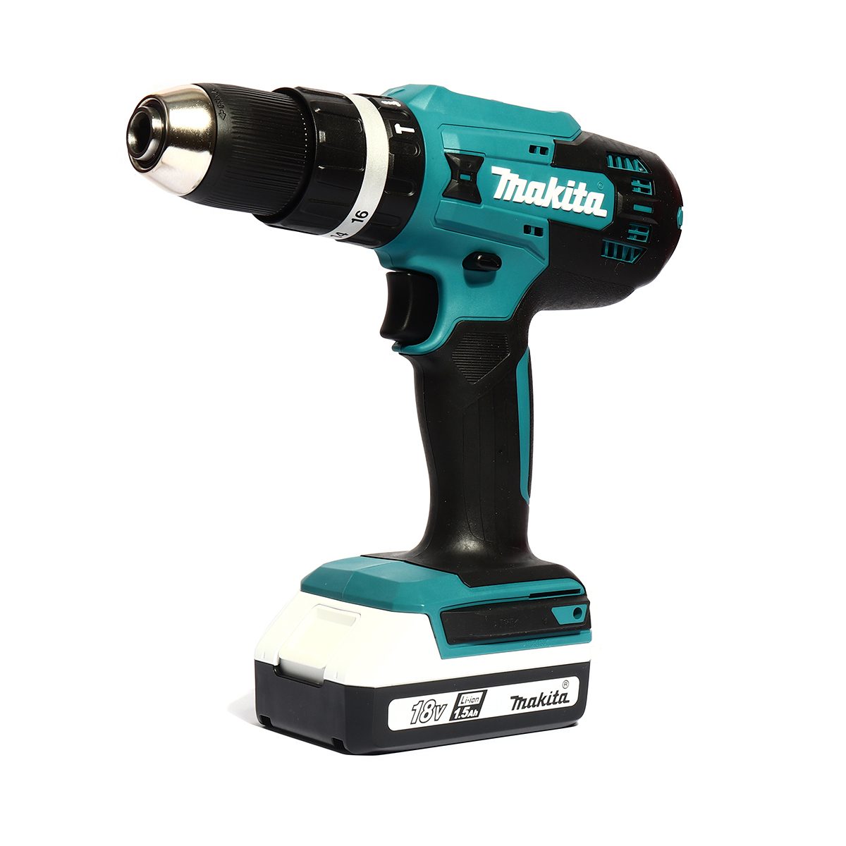MAKITA สว่านกระแทกไร้สาย G-TYPE 18 โวลต์ ขนาด 13 มม. (1/2 นิ้ว) รุ่น HP488DWE แรงบิดหมุน 38 นิวตันเมตร รวมแบตเตอรี่-แท่นชาร์จ (มากีต้า)