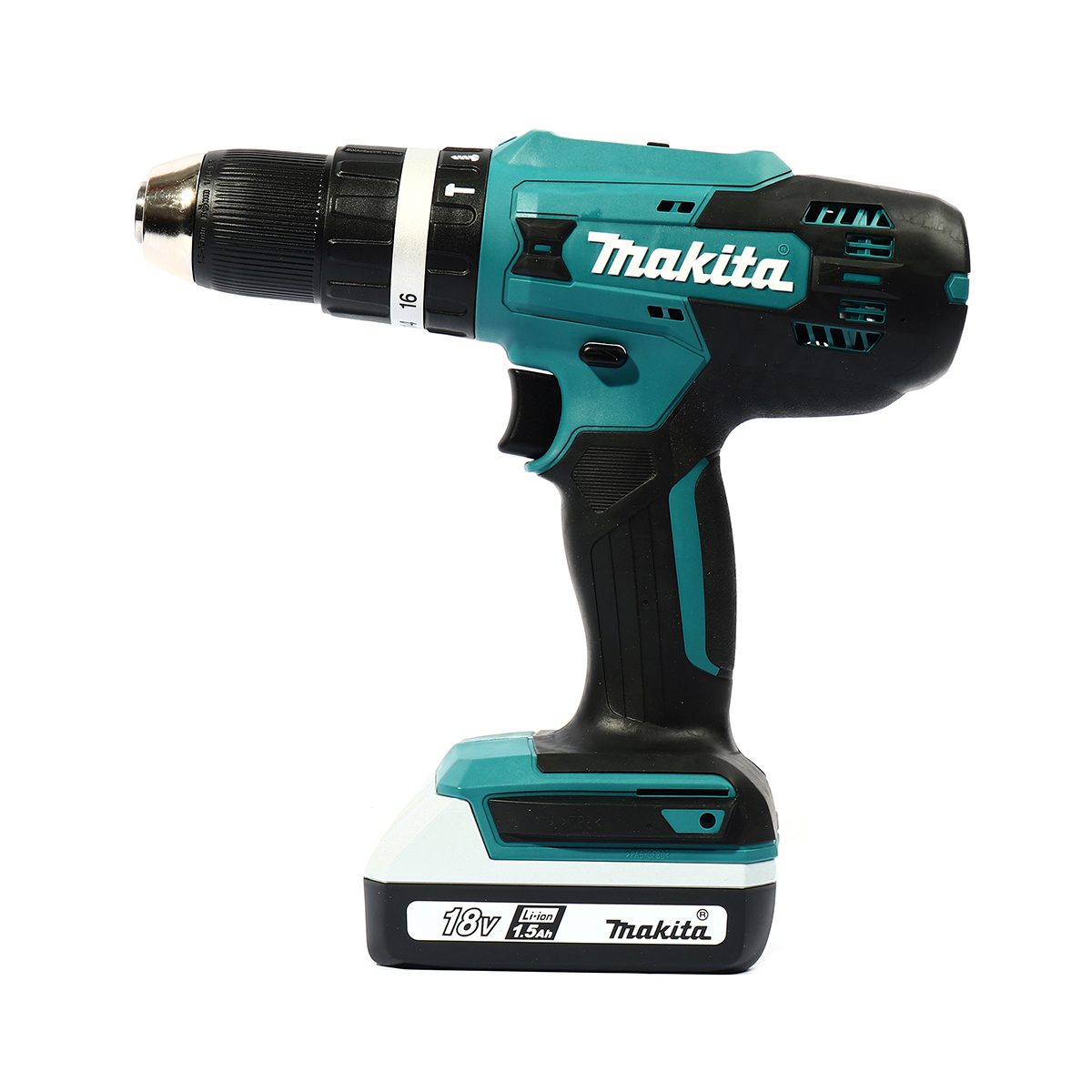 MAKITA สว่านกระแทกไร้สาย G-TYPE 18 โวลต์ ขนาด 13 มม. (1/2 นิ้ว) รุ่น HP488DYEX1 แรงบิดหมุน 38 นิวตันเมตร พร้อมอุปกรณ์เสริม 74 ชิ้น รวมแบตเตอ
