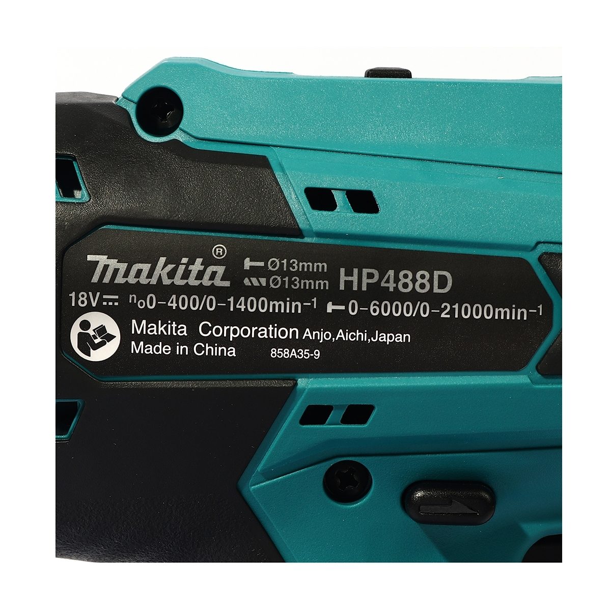 MAKITA สว่านกระแทกไร้สาย G-TYPE 18 โวลต์ ขนาด 13 มม. (1/2 นิ้ว) รุ่น HP488DYEX1 แรงบิดหมุน 38 นิวตันเมตร พร้อมอุปกรณ์เสริม 74 ชิ้น รวมแบตเตอ