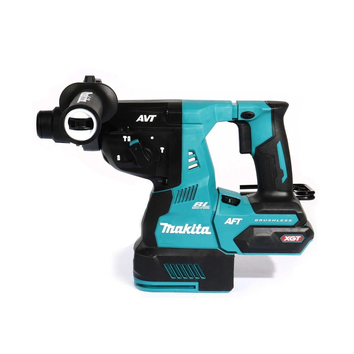 MAKITA สว่านโรตารี่ไร้สาย 40 โวลต์ ขนาด 28 มม. (1-1/8 นิ้ว) รุ่น HR001GD101 ขนาดหัวจับดอกสว่าน 1/2 นิ้ว ใช้กับดอกสว่าน SDS PLUS รวมแบตเตอรี่