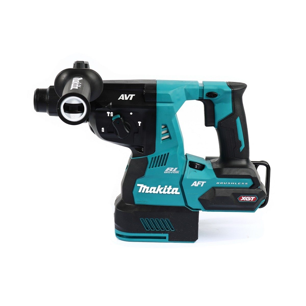 MAKITA สว่านโรตารี่ไร้สาย 40 โวลต์ ขนาด 28 มม. (1-1/8 นิ้ว) รุ่น HR001GM102 ขนาดหัวจับดอกสว่าน 1/2 นิ้ว ใช้กับดอกสว่าน SDS PLUS รวมแบตเตอรี่