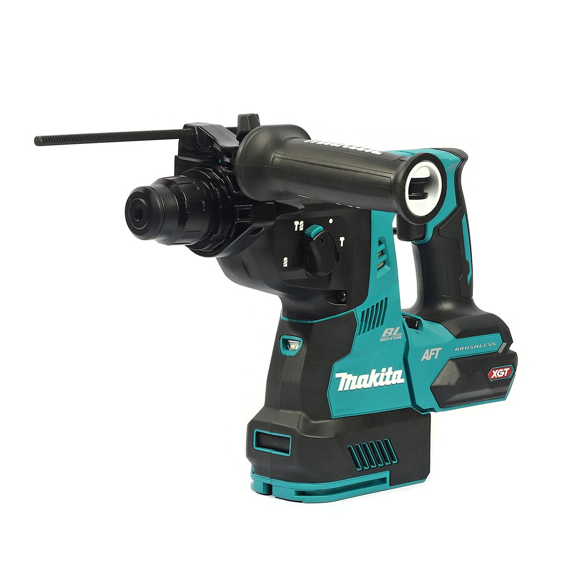 MAKITA สว่านโรตารี่ไร้สาย 40 โวลต์ ขนาด 28 มม. (1-1/8 นิ้ว) รุ่น HR001GZ ขนาดหัวจับดอกสว่าน 1/2 นิ้ว ใช้กับดอกสว่าน SDS PLUS ไม่รวมแบตเตอรี่