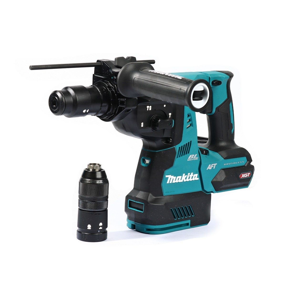 MAKITA สว่านโรตารี่ไร้สาย 40 โวลต์ ขนาด 28 มม. (1-1/8 นิ้ว) รุ่น HR002GZ ขนาดหัวจับดอกสว่าน 1/2 นิ้ว ใช้กับดอกสว่าน SDS PLUS ไม่รวมแบตเตอรี่