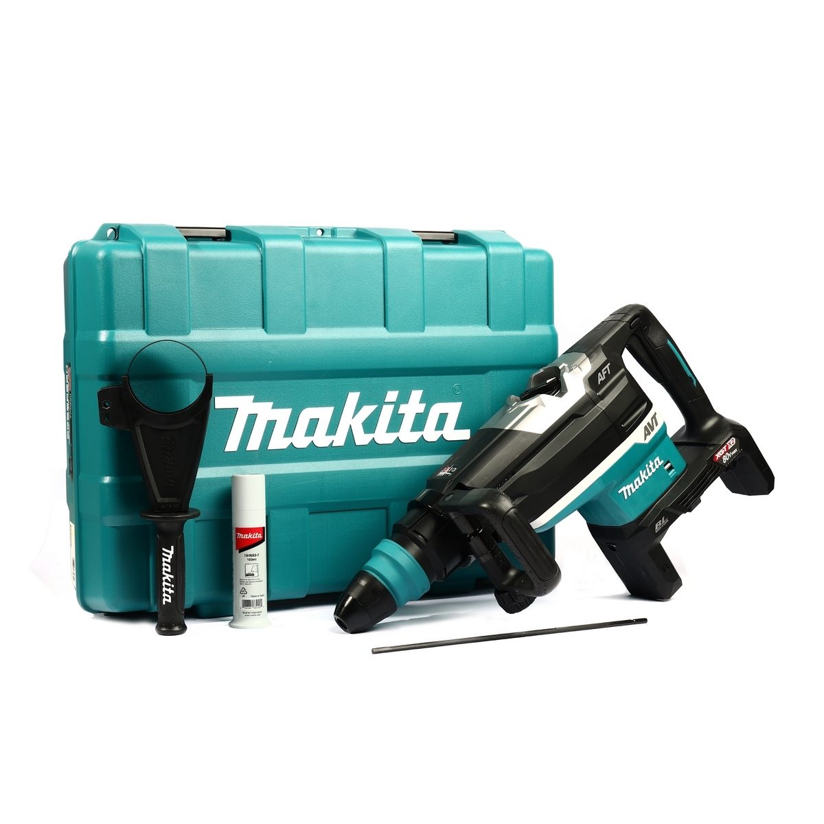 MAKITA สว่านโรตารี่ไร้สาย 80 โวลต์ ขนาด 52 มม. (2-1/16 นิ้ว) รุ่น HR006GZ ใช้กับดอกสว่าน SDS-MAX พลังงานการกระแทก EPTA 21.4 จูล ไม่รวมแบตเตอ