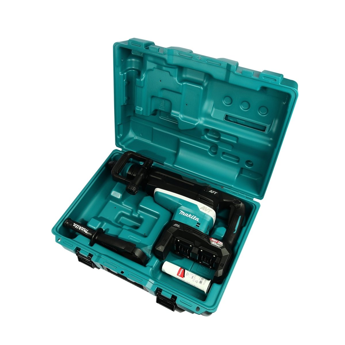 MAKITA สว่านโรตารี่ไร้สาย 80 โวลต์ ขนาด 52 มม. (2-1/16 นิ้ว) รุ่น HR006GZ ใช้กับดอกสว่าน SDS-MAX พลังงานการกระแทก EPTA 21.4 จูล ไม่รวมแบตเตอ