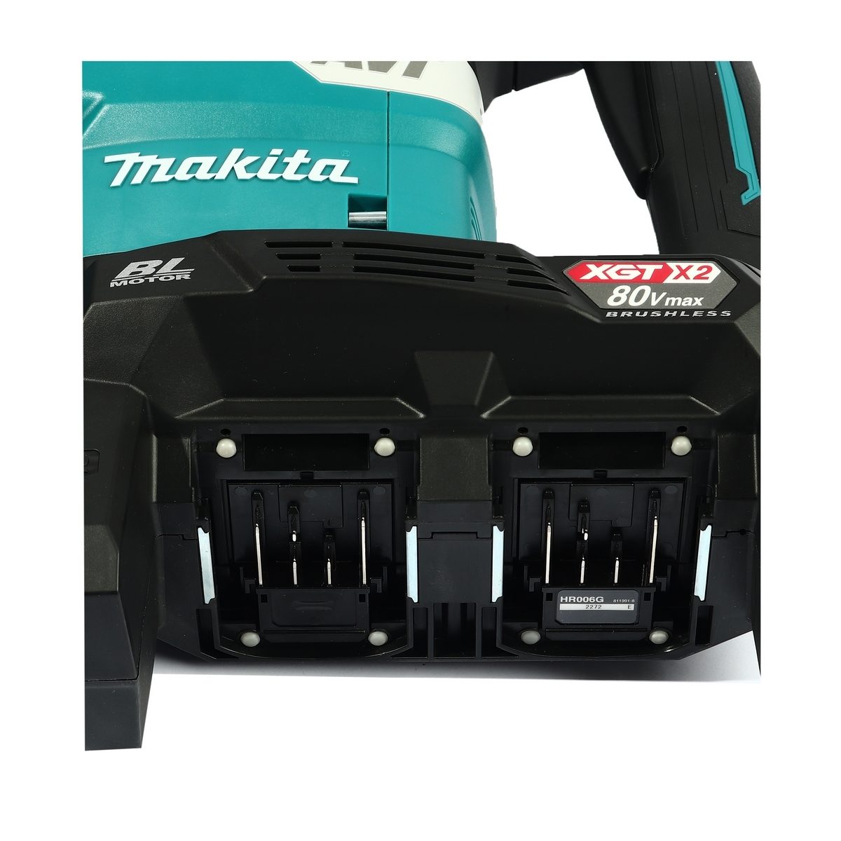 MAKITA สว่านโรตารี่ไร้สาย 80 โวลต์ ขนาด 52 มม. (2-1/16 นิ้ว) รุ่น HR006GZ ใช้กับดอกสว่าน SDS-MAX พลังงานการกระแทก EPTA 21.4 จูล ไม่รวมแบตเตอ