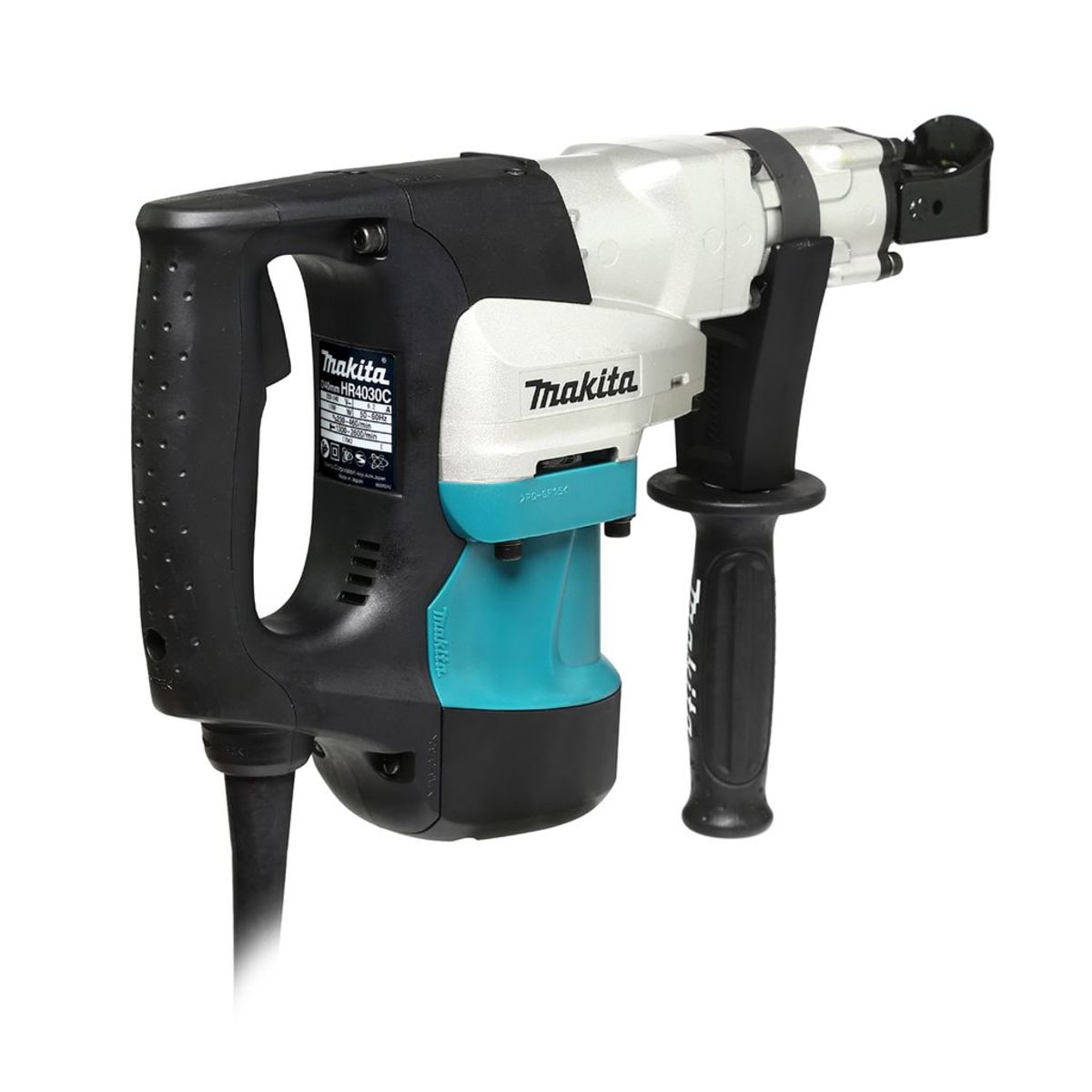 MAKITA สว่านโรตารี่ไฟฟ้า ขนาด 40 มม. (1-9/16 นิ้ว) กำลังไฟ 1,100 วัตต์  รุ่น HR-4030C พลังงานการกระแทก 9.2 จูล ใช้กับดอกหกเหลี่ยม 17 มม. (มา
