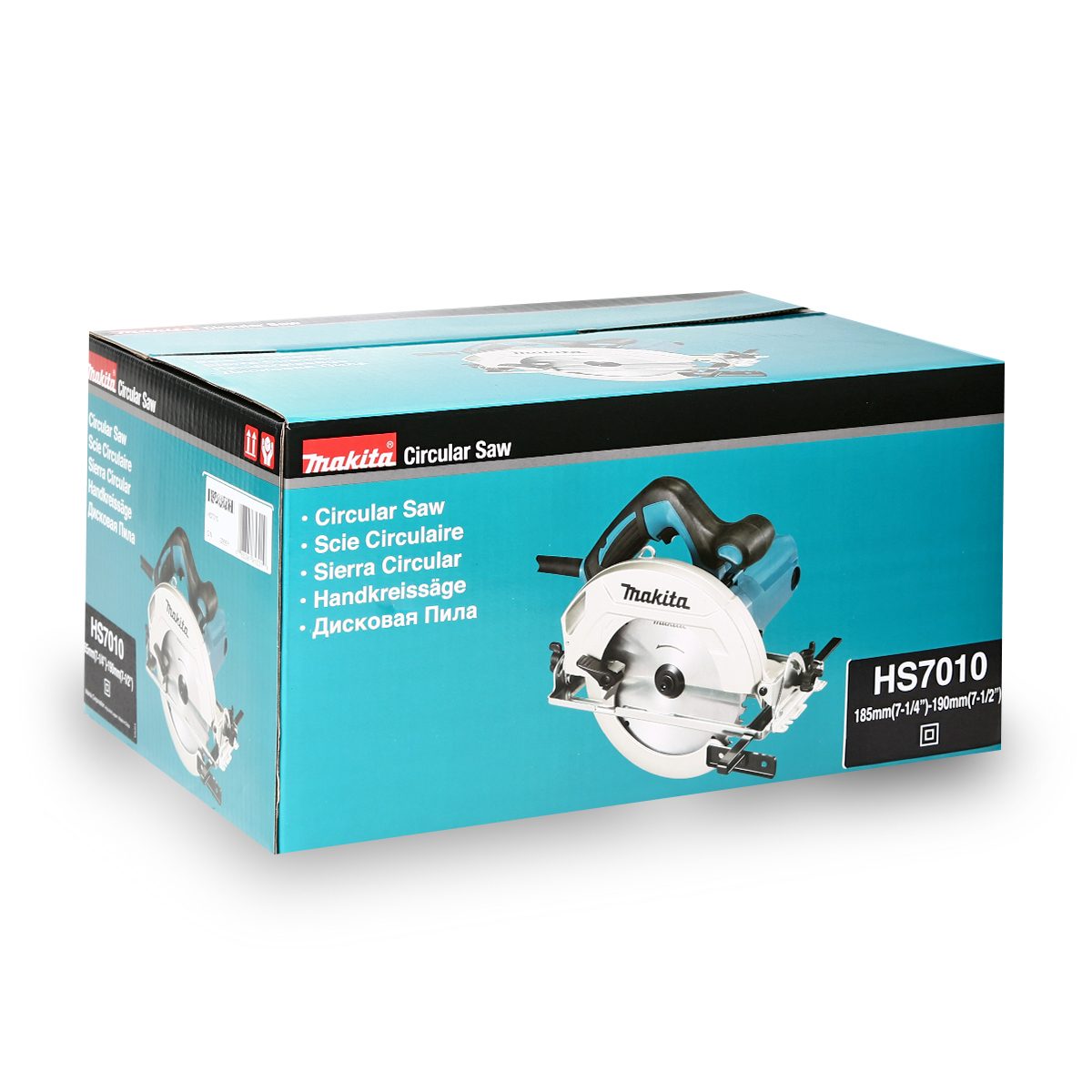 MAKITA เลื่อยวงเดือน ขนาด 7 นิ้ว (185 - 190 มม.) กำลังไฟ 1,600 วัตต์ รุ่น HS7010 ความเร็วรอบตัวเปล่า 5,500 รอบ/นาที (มากีต้า)