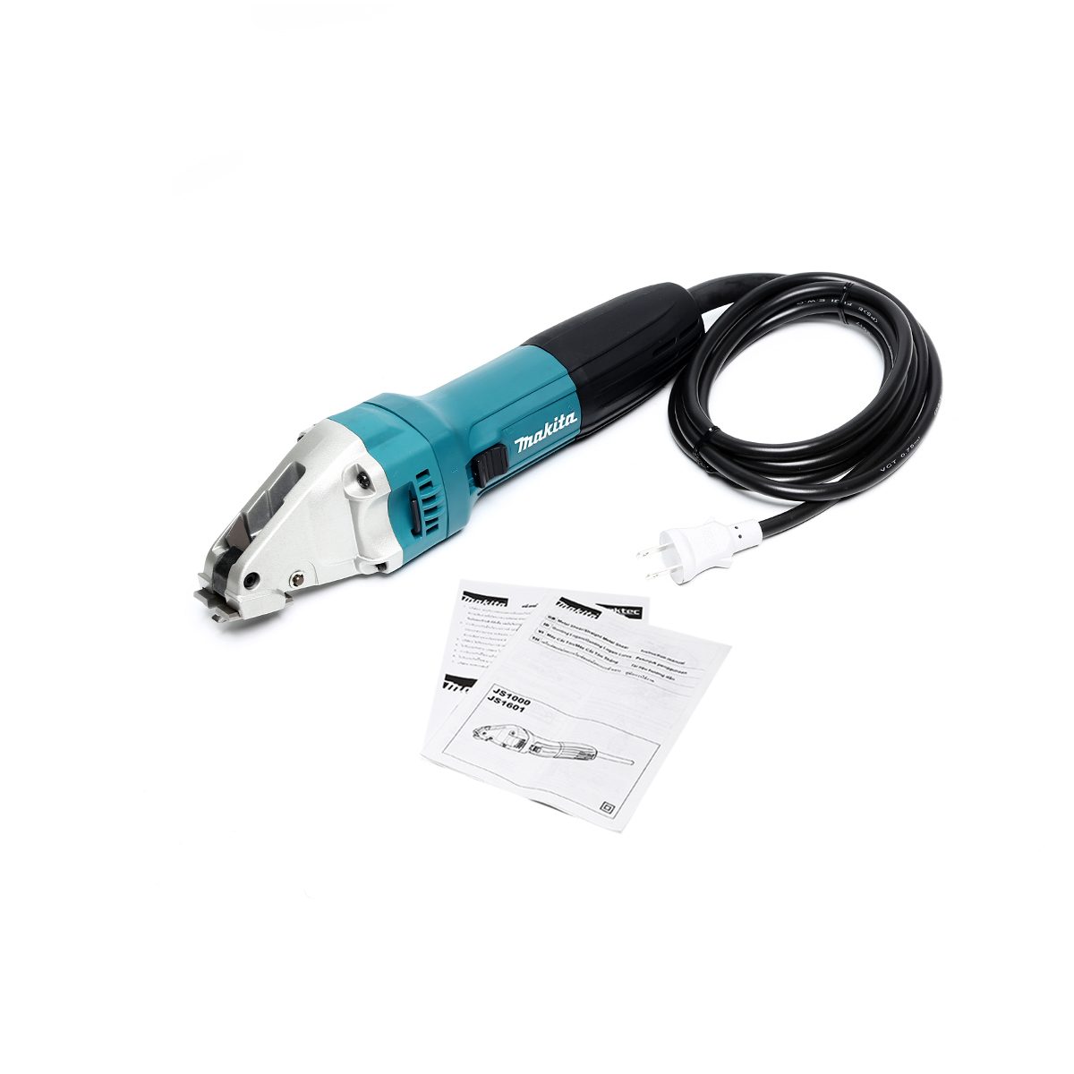 MAKITA กรรไกรไฟฟ้า ขนาด 1.0 มม. กำลังไฟ 380 วัตต์ รุ่น JS-1000  ความเร็วช่วงชักต่อนาที 4,500 ครั้ง/นาที (มากีต้า)