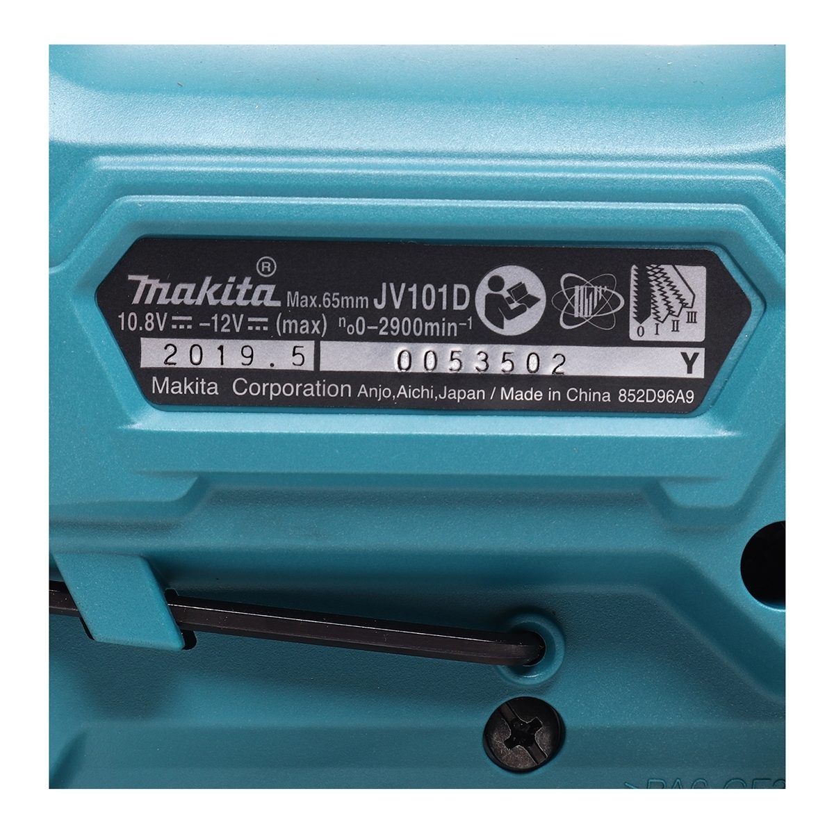 MAKITA เลื่อยจิกซอไร้สาย 12 โวลต์ รุ่น JV101DZ ความยาวช่วงชัก 18 มม. (11/16 นิ้ว) ไม่รวมแบตเตอรี่และแท่นชาร์จ (มากีต้า)