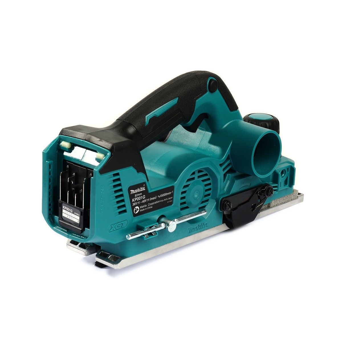 MAKITA (มากีต้า) กบไสไม้ 40VMAX รุ่น KP001GZ ขนาด 82 มม. (3-1/4นิ้ว) มอเตอร์แบบไร้แปรงถ่าน ความลึกในการไส 4 มม. ความเร็วรอบตัวเปล่า 15,000 ร