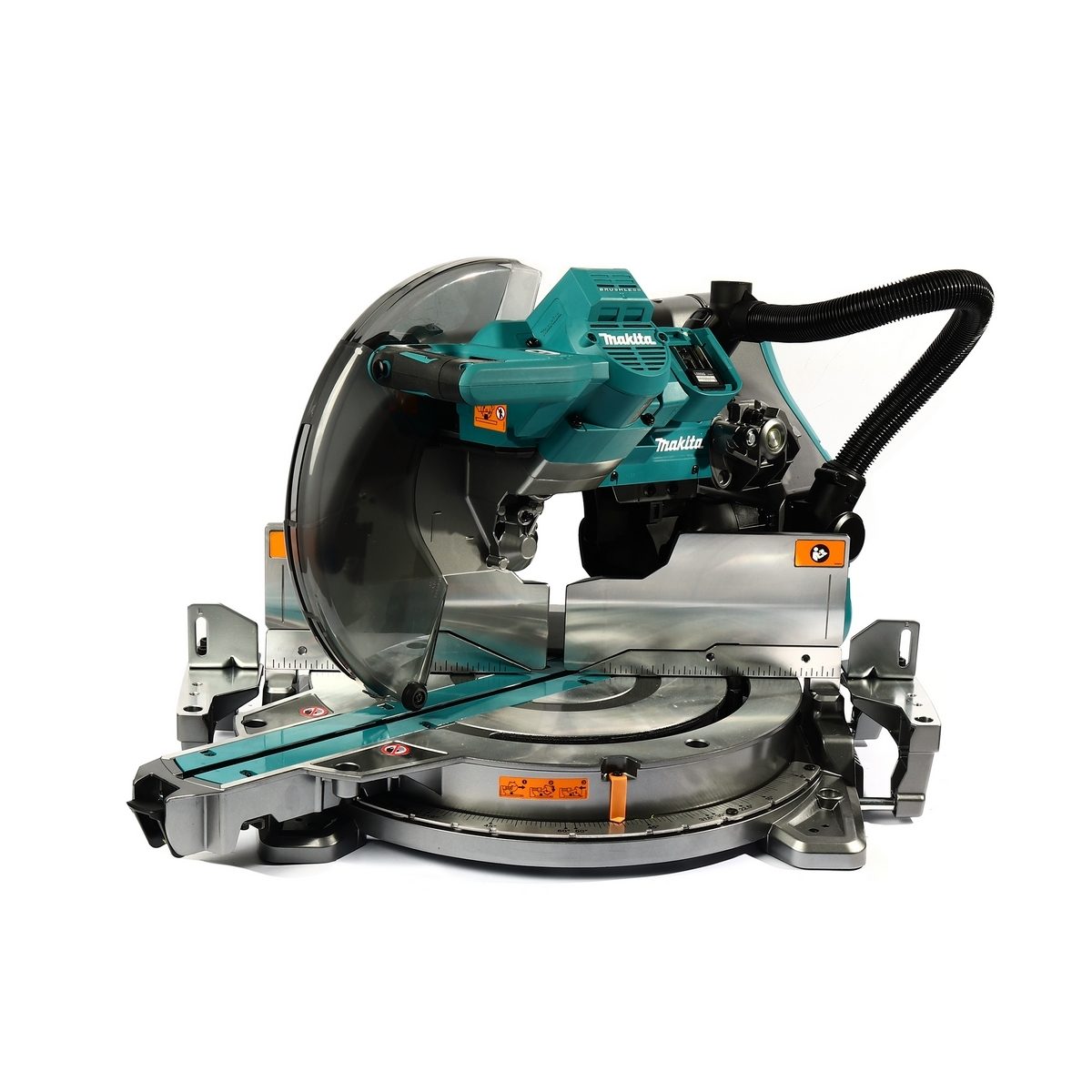 MAKITA แท่นตัดไลด์องศา 40 โวลต์ รุ่น LS003GZ ขนาด 12 นิ้ว ความเร็วรอบตัวเปล่า 3,600 รอบ/นาที ใบเลื่อยวงเดือน TCT 12"x60T (มากีต้า)
