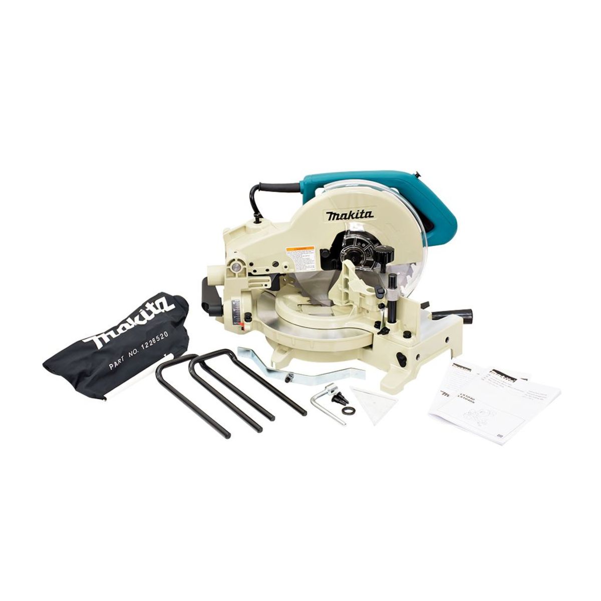 MAKITA แท่นเลื่อยตัดองศา ขนาด 10-1/4 นิ้ว (260 มม.) กำลังไฟ 1,650 วัตต์ รุ่น LS-1040 ความเร็วรอบ 4,600 รอบ/นาที พร้อมใบเลื่อยวงเดือน TCT 10"