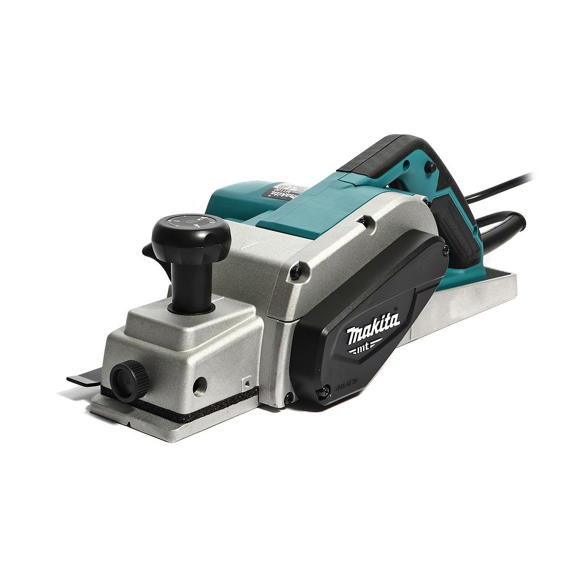 MAKITA กบไสไม้ไฟฟ้า ขนาด 3-1/4 นิ้ว (82 มม.) กำลังไฟ 750 วัตต์ รุ่น M1100KX1B กบกินเนื้อไม้ลึก 3 มม. ความเร็วรอบตัวเปล่า 18,000 รอบ/นาที (มา