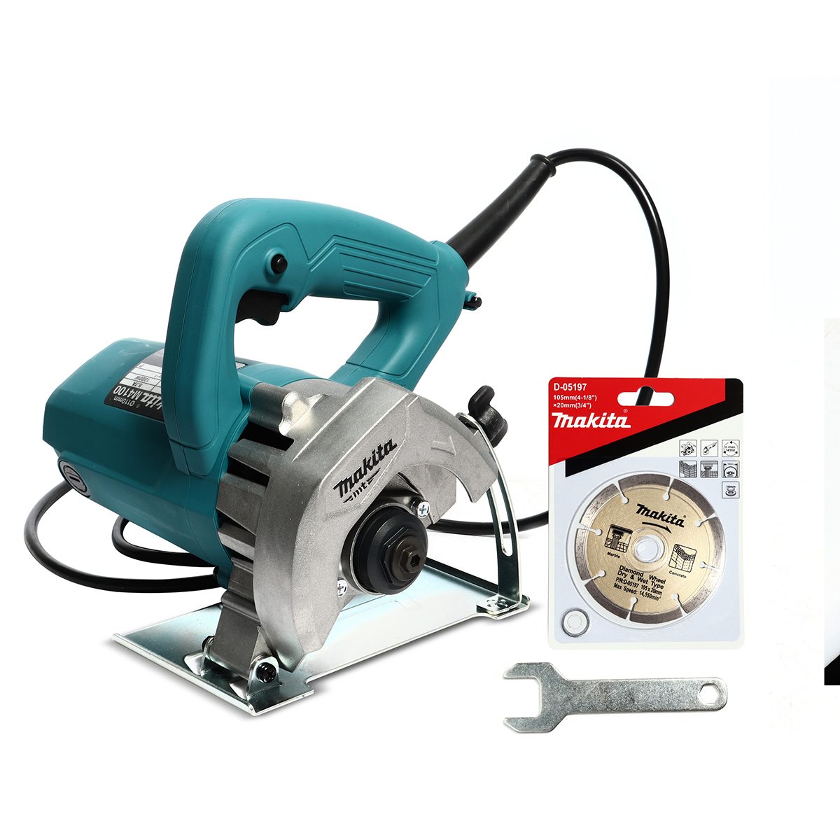 MAKITA เครื่องตัดไฟฟ้า ขนาด 4 นิ้ว (110 มม.) กำลังไฟ 1,200 วัตต์ รุ่น M4100ZX1B ความเร็วรอบ 13,000 รอบ/นาที  (มากีต้า MT-Series)