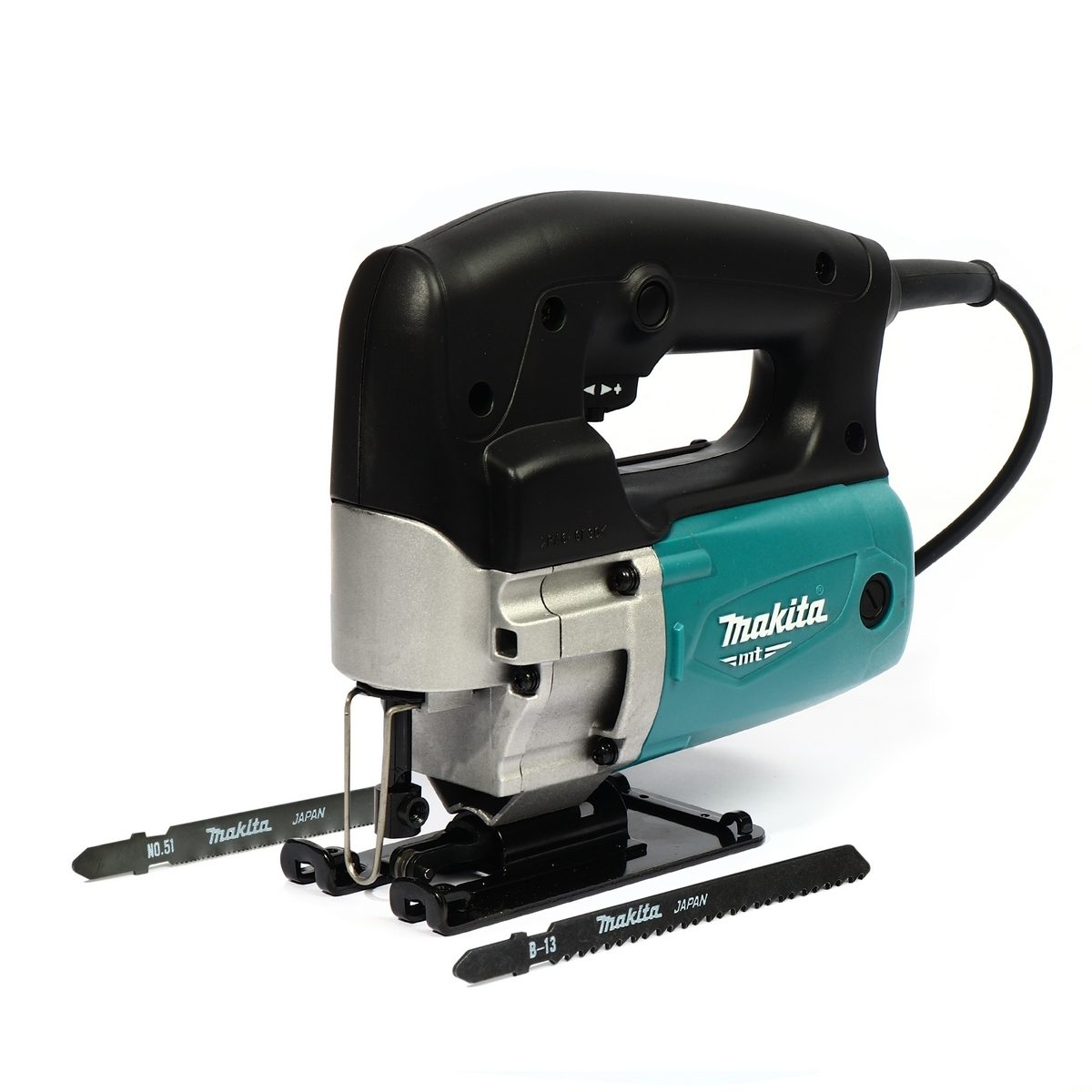 MAKITA เลื่อยจิ๊กซอว์ B-TYPE (งานหนัก) กำลังไฟ 450 วัตต์ รุ่น M4302B ความยาวช่วงชัก 26 มม. (1 นิ้ว)ความเร็วช่วงชัก 0 - 3,100 จังหวะ/นาที (มา