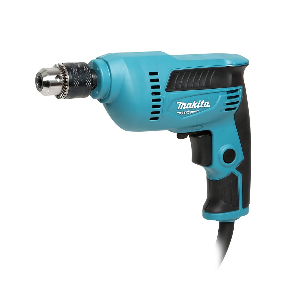 MAKITA สว่านไฟฟ้า ขนาด 3/8 นิ้ว กำลังไฟ 450 วัตต์ รุ่น M6001B เจาะเหล็ก 10 มม. เจาะไม้ 25 มม. ความเร็วรอบตัวเปล่า 0-3,000 รอบ/นาที ปรับรอบซ้
