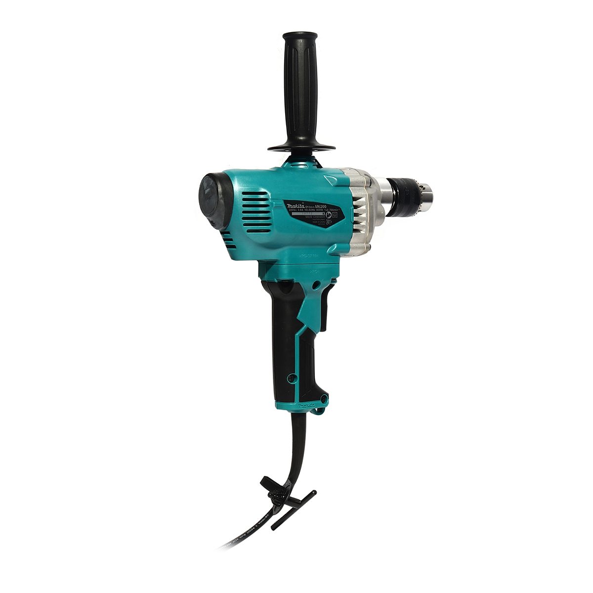 MAKITA สว่านไฟฟ้า ขนาด 1/2 นิ้ว กำลังไฟ 800 วัตต์ รุ่น M6200B เจาะเหล็ก 13 มม. เจาะไม้ 36 มม. ความเร็วรอบตัวเปล่าสูงสุด 0-700 รอบ/นาที (มากี