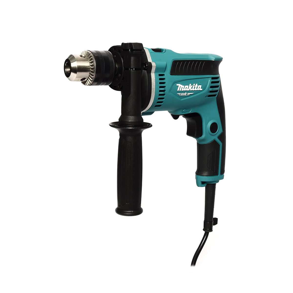 MAKITA สว่านกระแทกไฟฟ้า ขนาด 13 มม. (1/2 นิ้ว) กำลังไฟ 430 วัตต์ รุ่น M8103KX1B ความเร็วรอบตัวเปล่า 0-3,000 รอบ/นาที พร้อมอุปกรณ์เสริม 9 ชิ้
