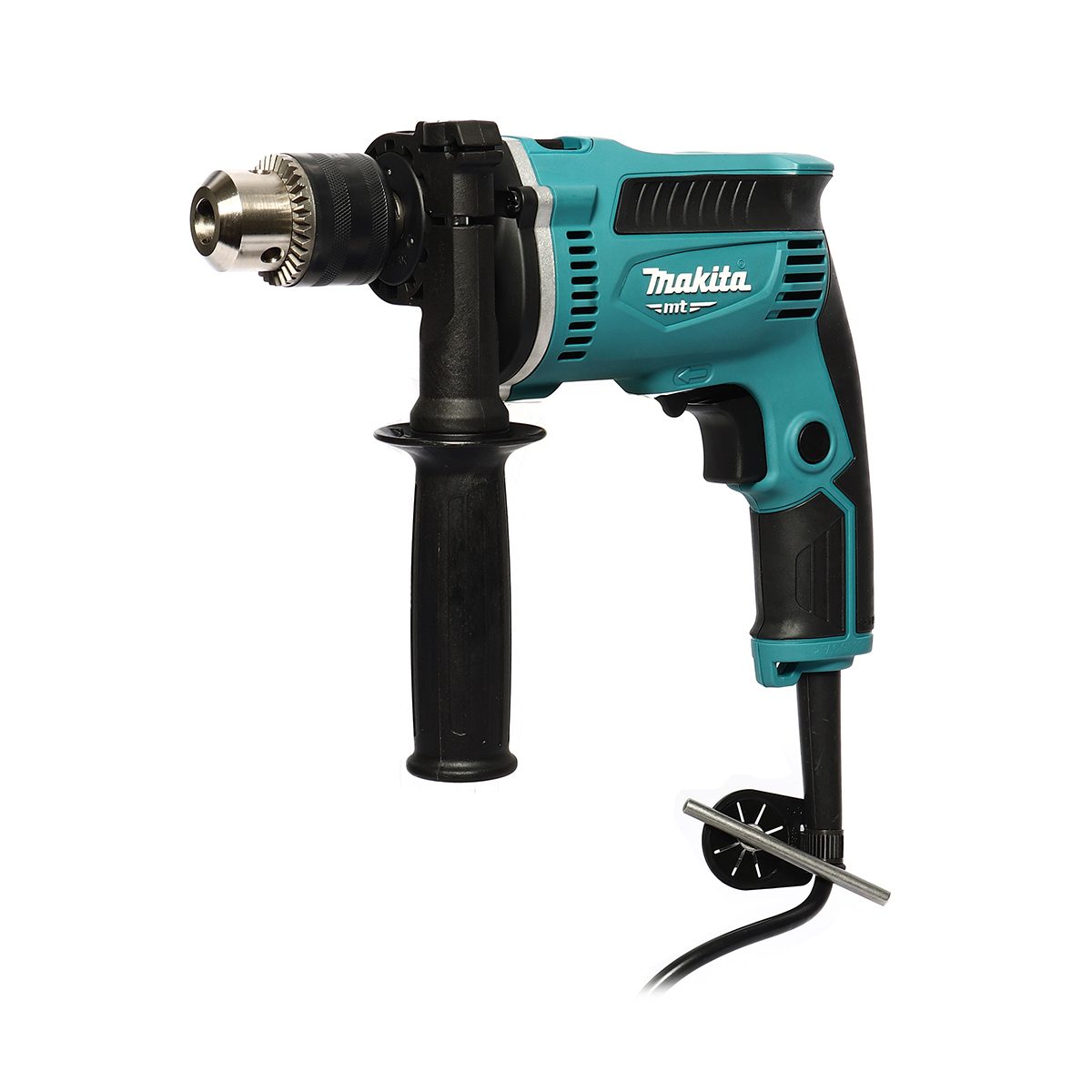 MAKITA สว่านกระแทกไฟฟ้า ขนาด 13 มม. (1/2 นิ้ว) กำลังไฟ 430 วัตต์ รุ่น M8103KX2B ความเร็วรอบตัวเปล่า 0 - 3,000 รอบ/นาที พร้อมอุปกรณ์เสริม 26 