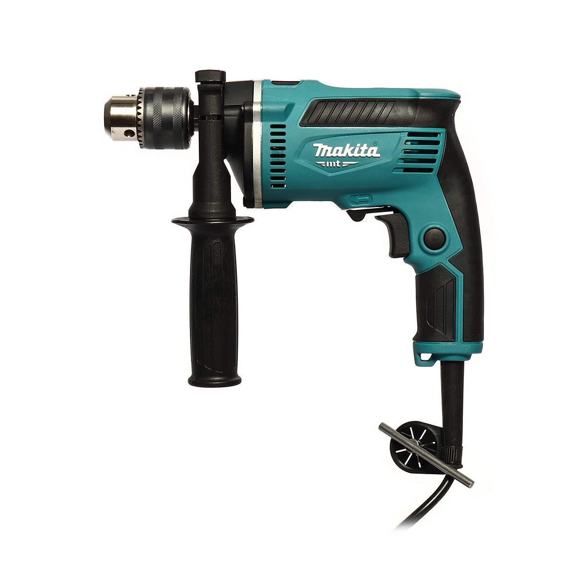 MAKITA สว่านกระแทกไฟฟ้า ขนาด 13 มม. (1/2 นิ้ว) กำลังไฟ 430 วัตต์ รุ่น M8103KX2B ความเร็วรอบตัวเปล่า 0 - 3,000 รอบ/นาที พร้อมอุปกรณ์เสริม 26 