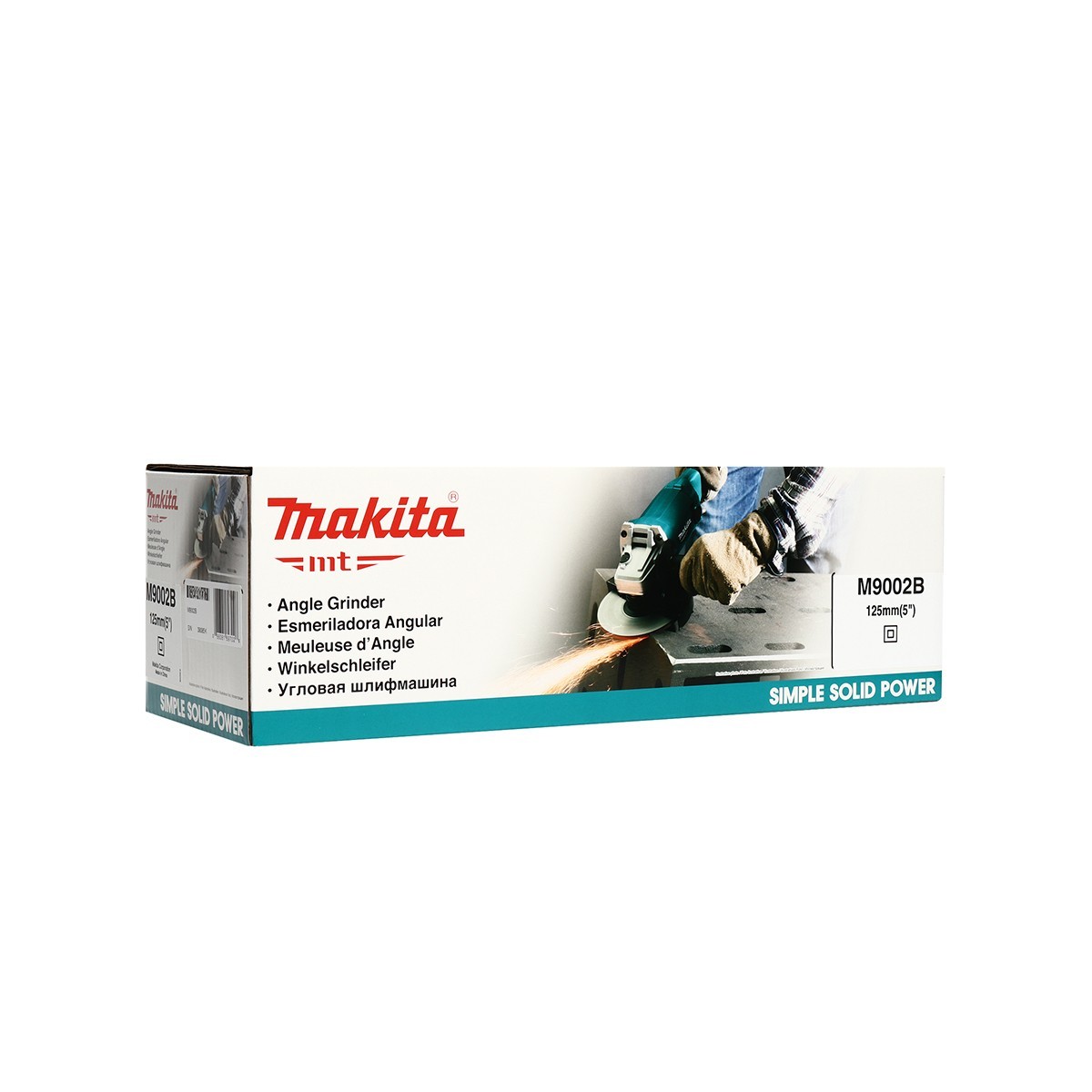 MAKITA เครื่องเจียรไฟฟ้า ขนาด 5 นิ้ว กำลังไฟ 1,050 วัตต์ รุ่น M9002B ความเร็วรอบตัวเปล่า 11,000 รอบ/นาที สวิตช์ไกปืน (มากีต้า : MT-Series)