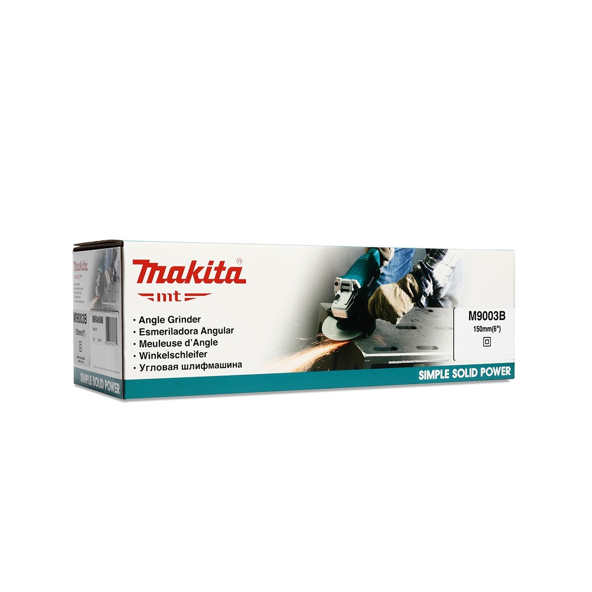 MAKITA เครื่องเจียรไฟฟ้า ขนาด 6 นิ้ว กำลังไฟ 1,050 วัตต์ รุ่น M9003B ความเร็วรอบตัวเปล่า 10,000 รอบ/นาที สวิตช์ไกปืน (มากีต้า : MT-Series)