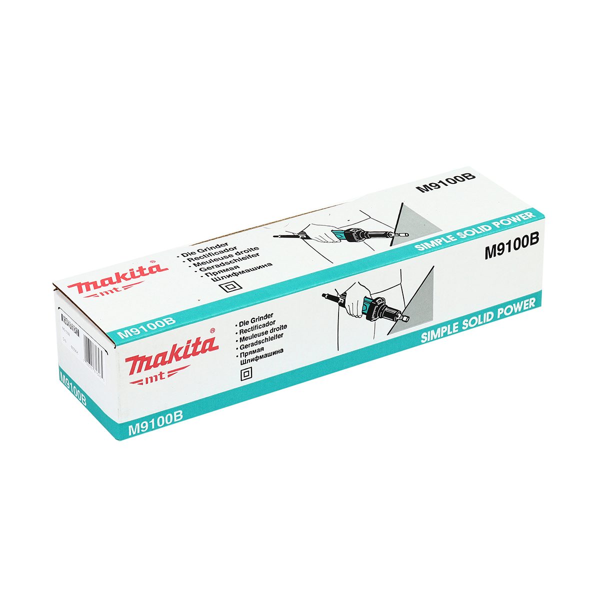 MAKITA เครื่องเจียรแกนไฟฟ้า ขนาด 1/4 นิ้ว กำลังไฟ 480 วัตต์ รุ่น M9100B ความเร็วรอบ 33,000 รอบ/นาที มีฉนวนสองชั้น (มากีต้า : MT Series)