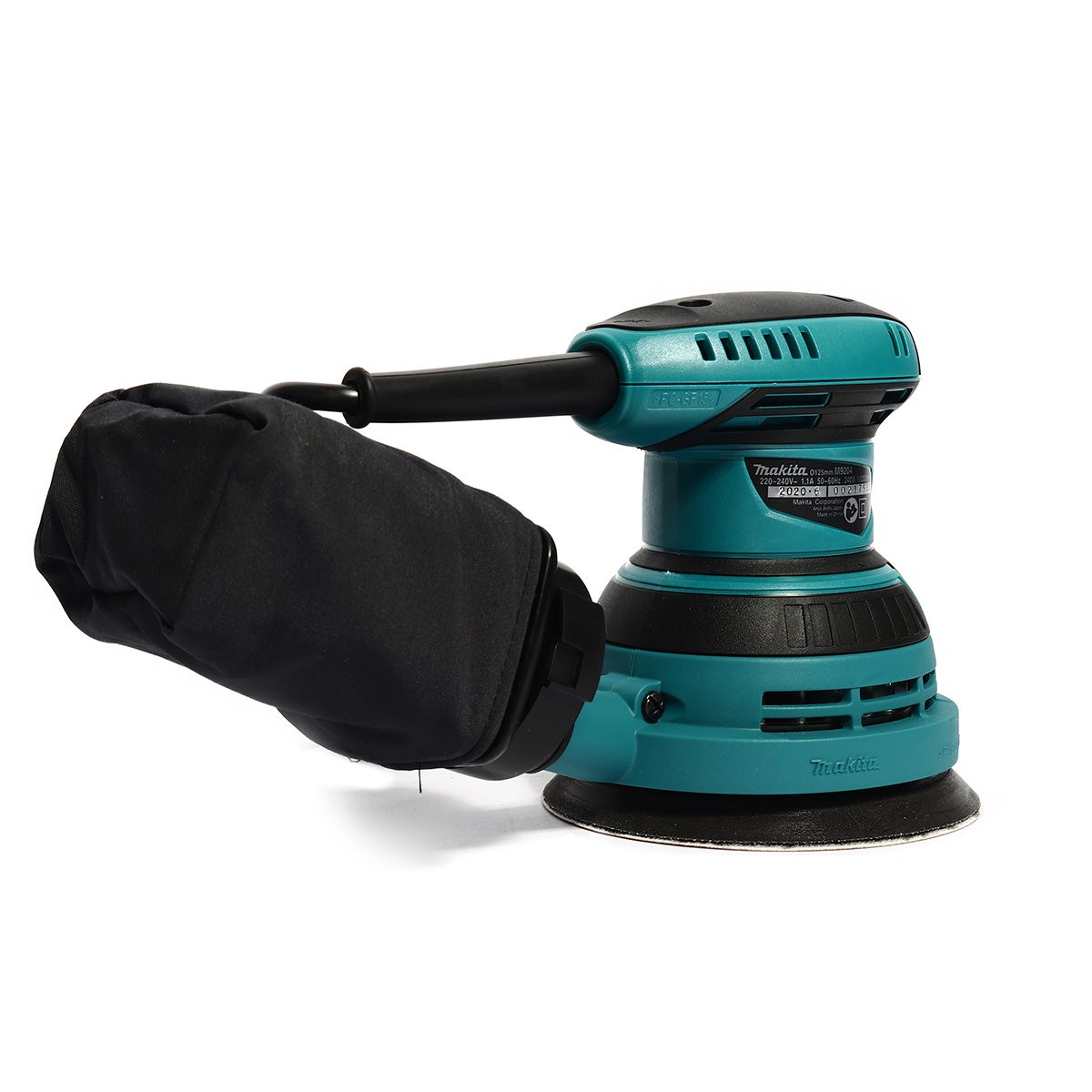 MAKITA เครื่องขัดกระดาษทรายกลมสั่นสุ่ม 5 นิ้ว (125 มม.) กำลังไฟ 240 วัตต์ รุ่น M9204B ความเร็วการขัด 12,000 OPM มีฉนวนสองชั้น (มากีต้า)