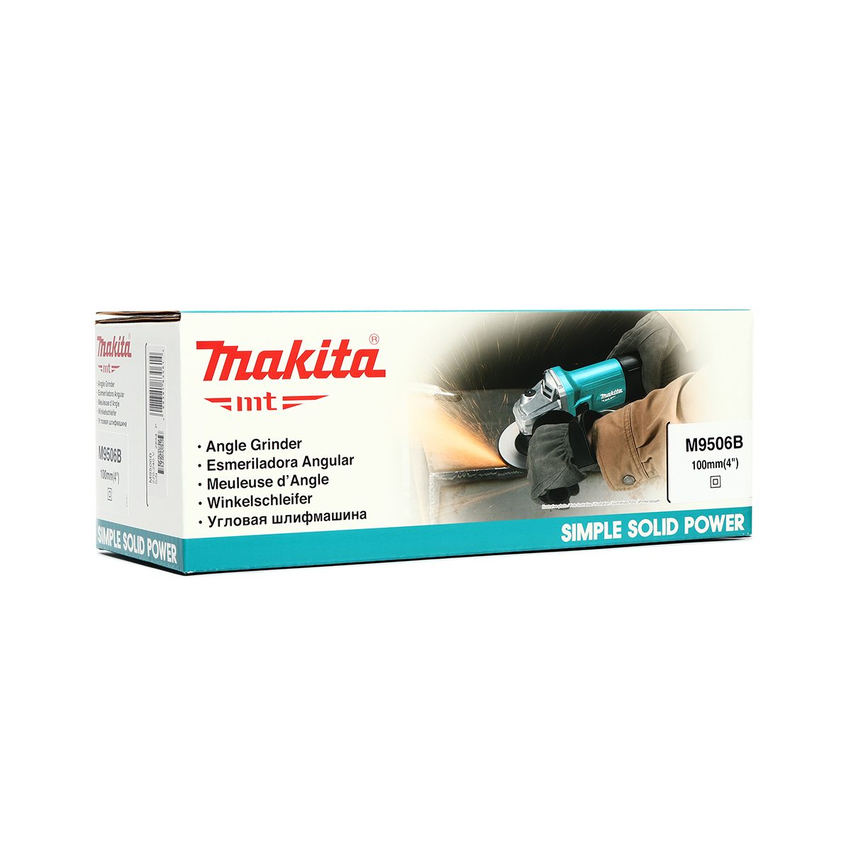 MAKITA เครื่องเจียรไฟฟ้า ขนาด 4 นิ้ว กำลังไฟ 720 วัตต์ รุ่น M9506B ความเร็วรอบตัวเปล่า 11,000 รอบ/นาที สวิตช์สไลด์ (มากีต้า : MT-Series)
