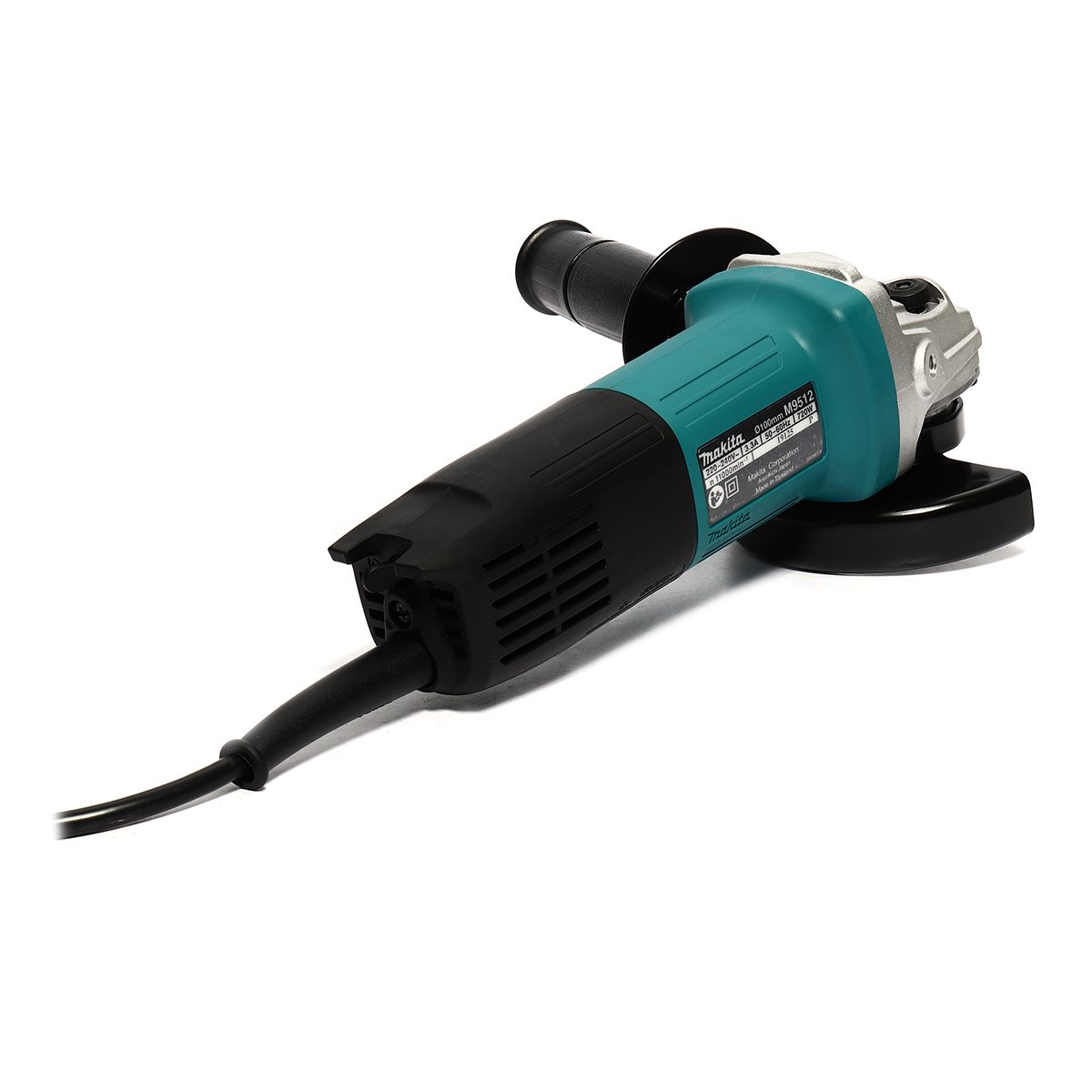 MAKITA เครื่องเจียรไฟฟ้า ขนาด 4 นิ้ว กำลังไฟ 720 วัตต์ รุ่น M9512B ความเร็วรอบตัวเปล่า 11,000 รอบ/นาที สวิตช์ท้าย (มากีต้า : MT-Series)