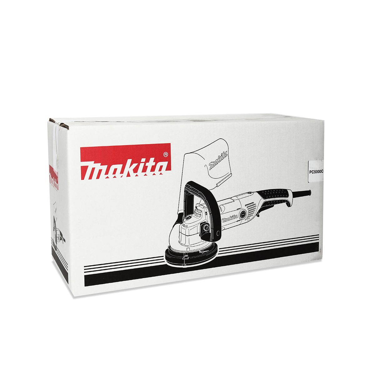 MAKITA เครื่องขัดคอนกรีต ขนาด 5 นิ้ว (125 มม.) รุ่น PC5000C กำลังไฟ 1,400 วัตต์ ความเร็วรอบ 10,000 รอบ/นาที มีถุงเก็บฝุ่น ฉนวนสองชั้น มีระบบ