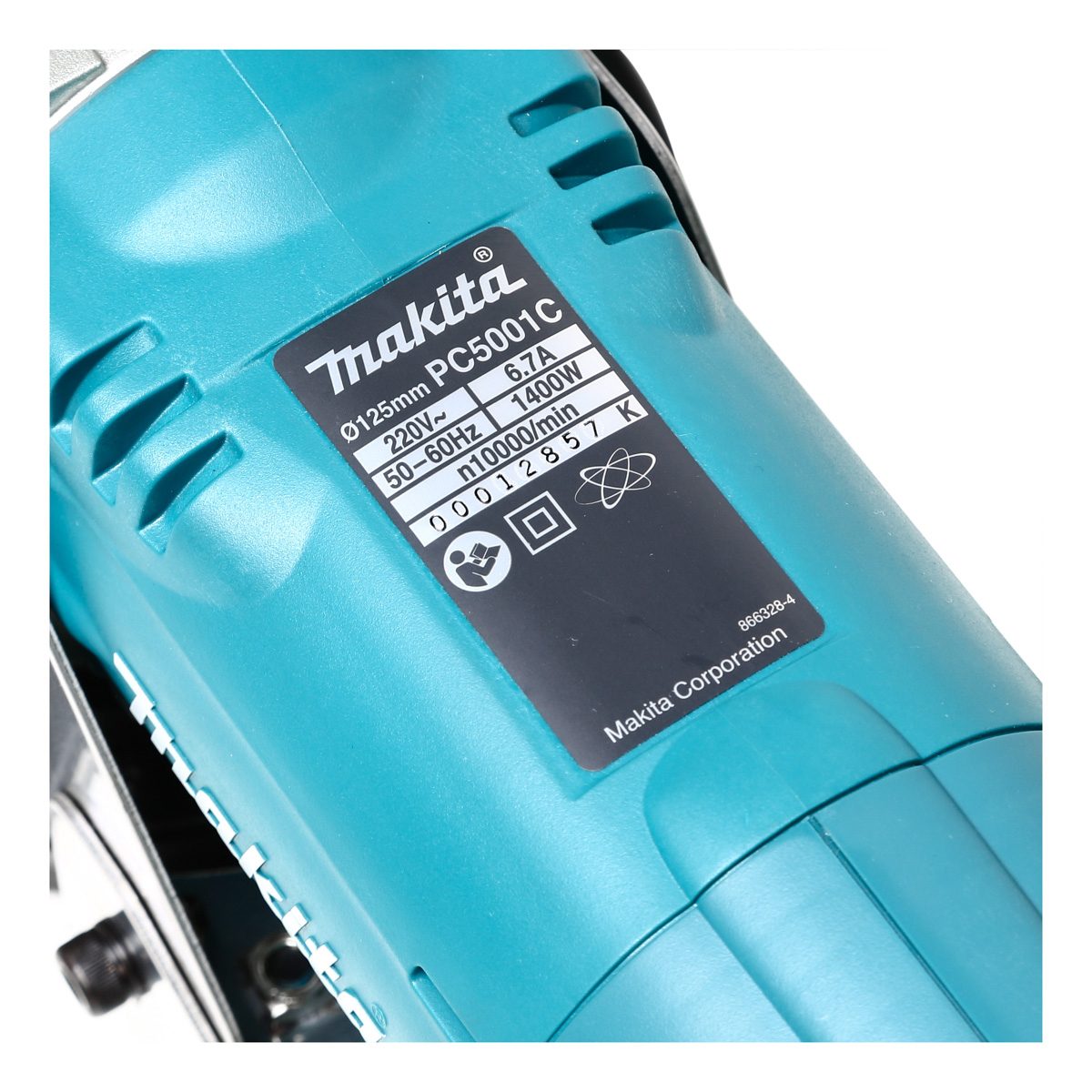 MAKITA เครื่องขัดคอนกรีต ขนาด 5 นิ้ว (125 มม.) รุ่น PC5001C กำลังไฟ 1,400 วัตต์ ความเร็วรอบ 10,000 รอบ/นาที มีถุงเก็บฝุ่น ฉนวนสองชั้น มีระบบ