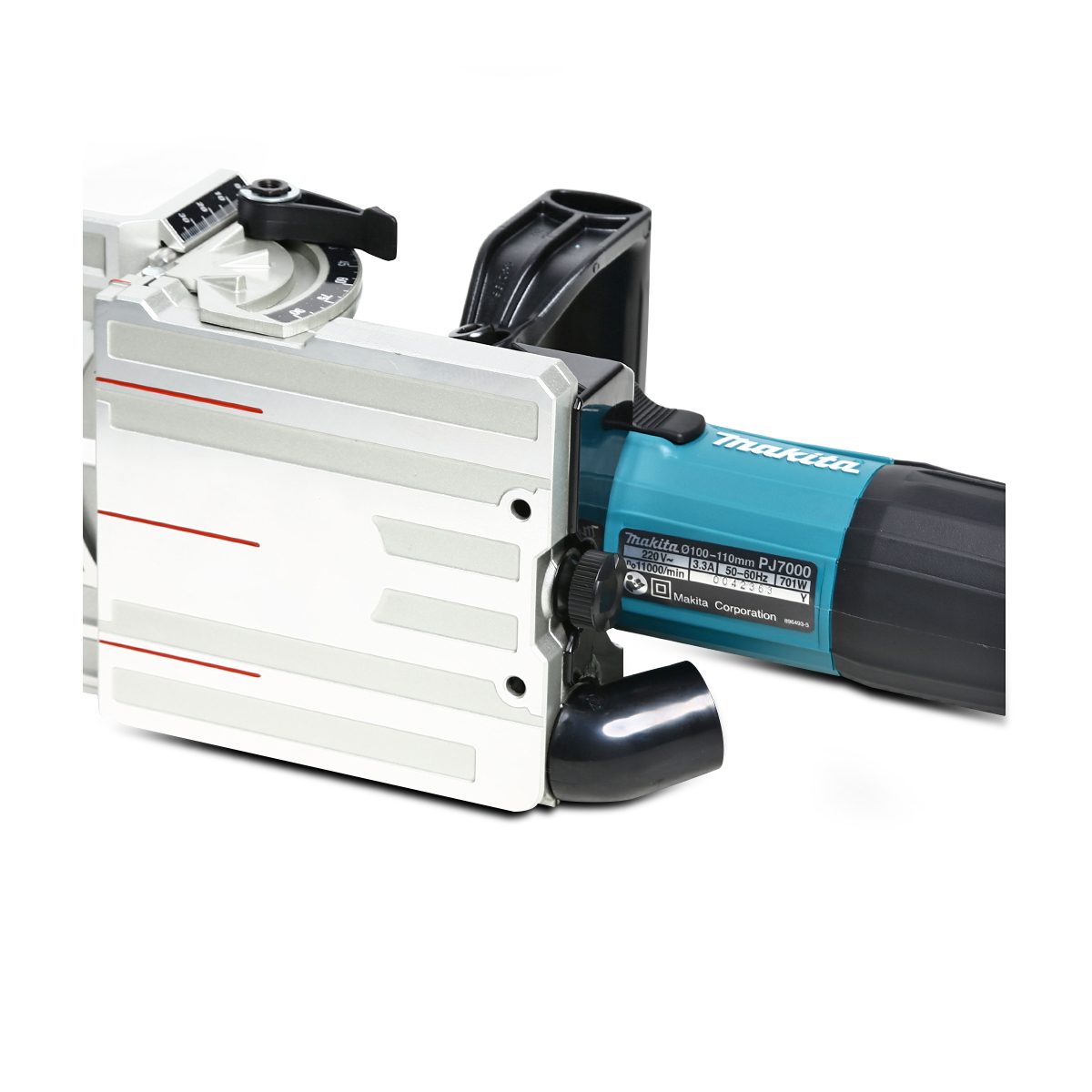 MAKITA เครื่องเซาะร่อง ขนาด 100 มม. (4 นิ้ว) กำลังไฟ 701 วัตต์ รุ่น PJ7000 ความเร็วรอบ 11,000 รอบ/นาที มีระบบกำจัดฝุ่น (มากีต้า)