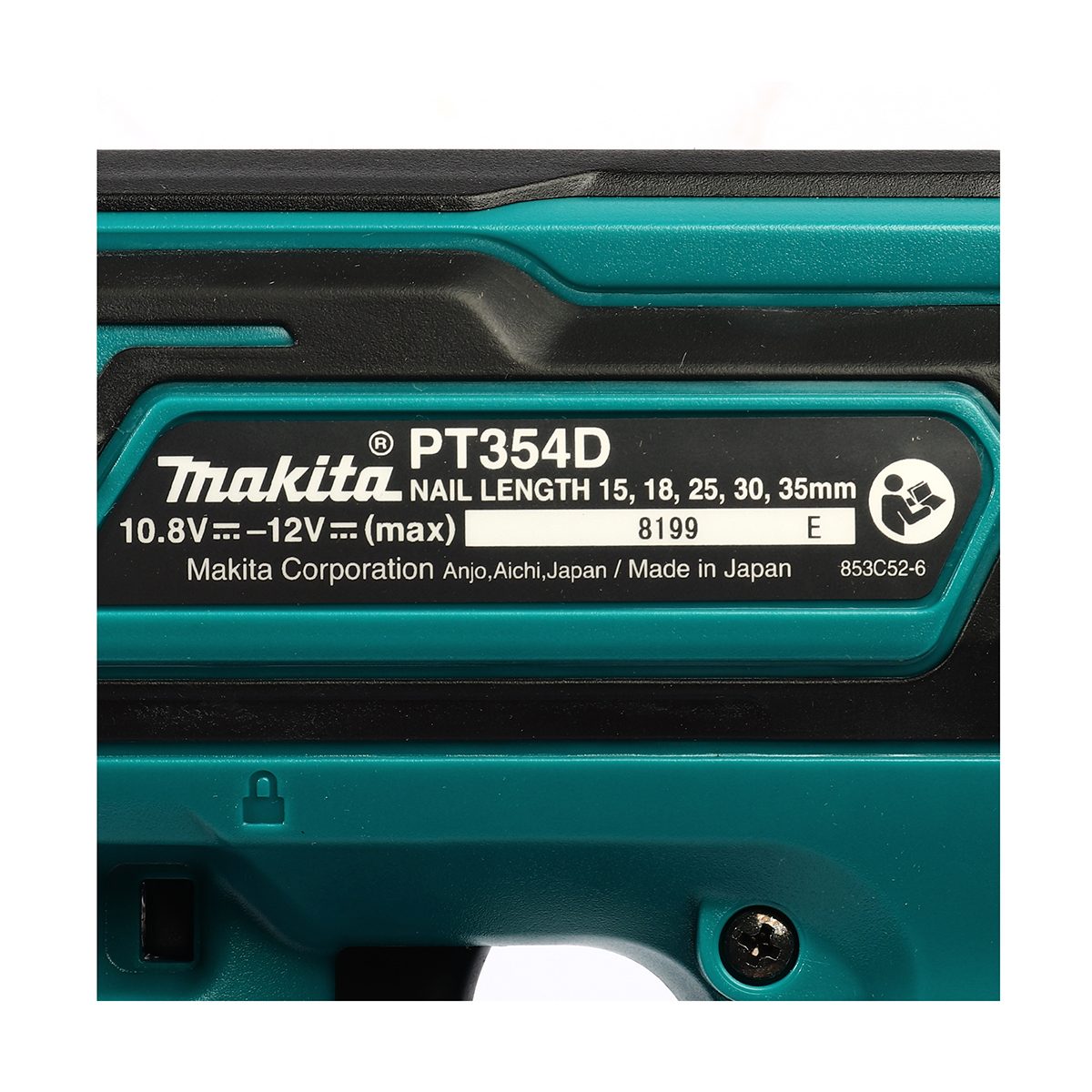 MAKITA แม็กยิงตะปูไร้สาย 12 โวลต์ ขนาด 35 มม. รุ่น PT354Z แรงดันลม 23 GA บรรจุตะปูได้ 120 ตัวไม่รวมแบตเตอรี่และแท่นชาร์จ (มากีต้า)