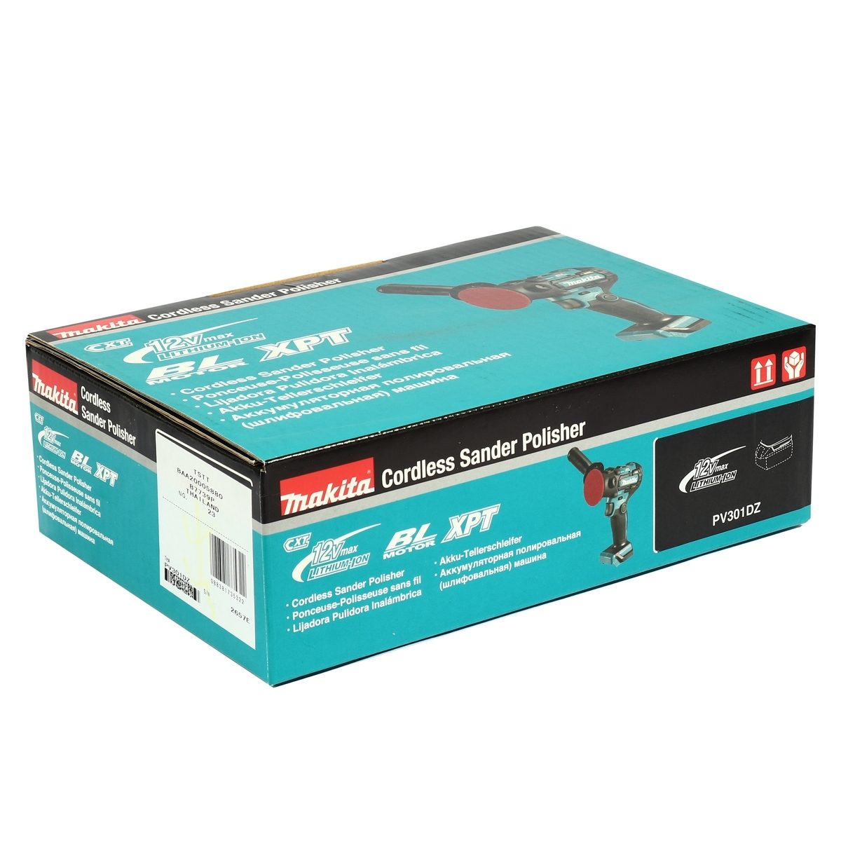 เครื่องขัดเงาไร้สาย 12 โวลต์ MAKITA ขนาด 3 นิ้ว (80 มม.) รุ่น PV301Z ไม่รวมแบตเตอรี่และแท่นชาร์จ (มากีต้า)