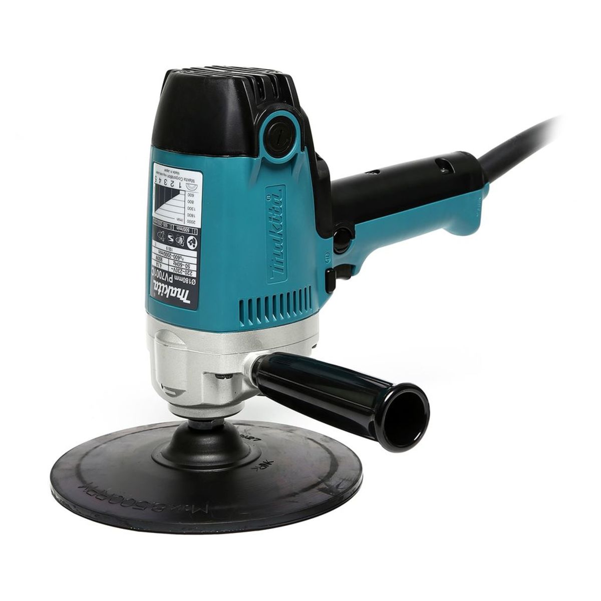 MAKITA เครื่องขัดเงา ขนาด 7 นิ้ว (180 มม.) กำลังไฟ 900 วัตต์ รุ่น PV-7001C ความเร็วรอบตัวเปล่า 600 - 2,000 รอบ/นาที ปรับความเร็วได้หลายระดับ