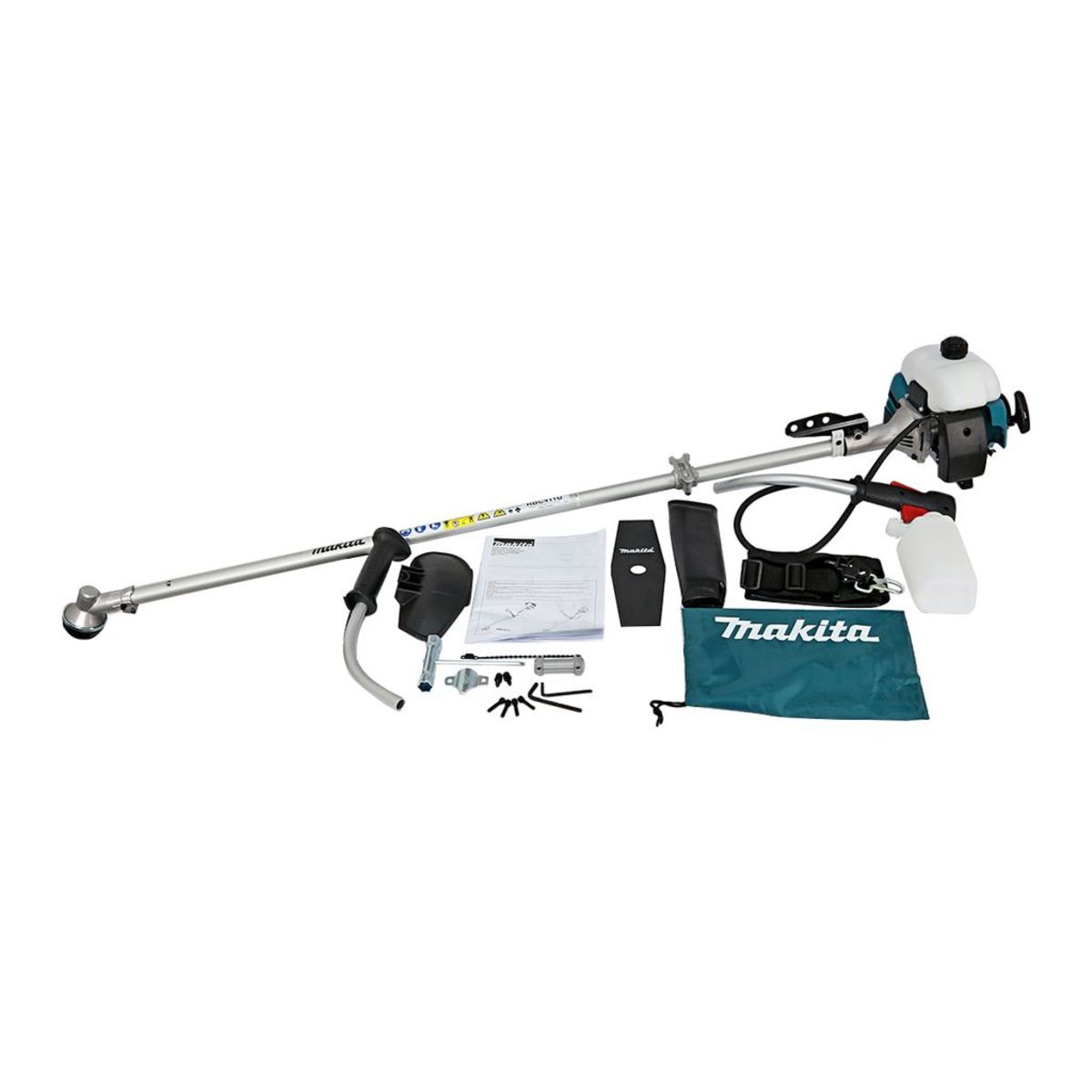 MAKITA เครื่องตัดหญ้าะพายหลัง เครื่องยนต์ 2 จังหวะ 40.2 ซีซี รุ่น RBC-411U กำลัง 1.4 กิโลวัตต์ (1.9 แรงม้า) ถังน้ำมัน 1.1 ลิตร (มากีต้า)