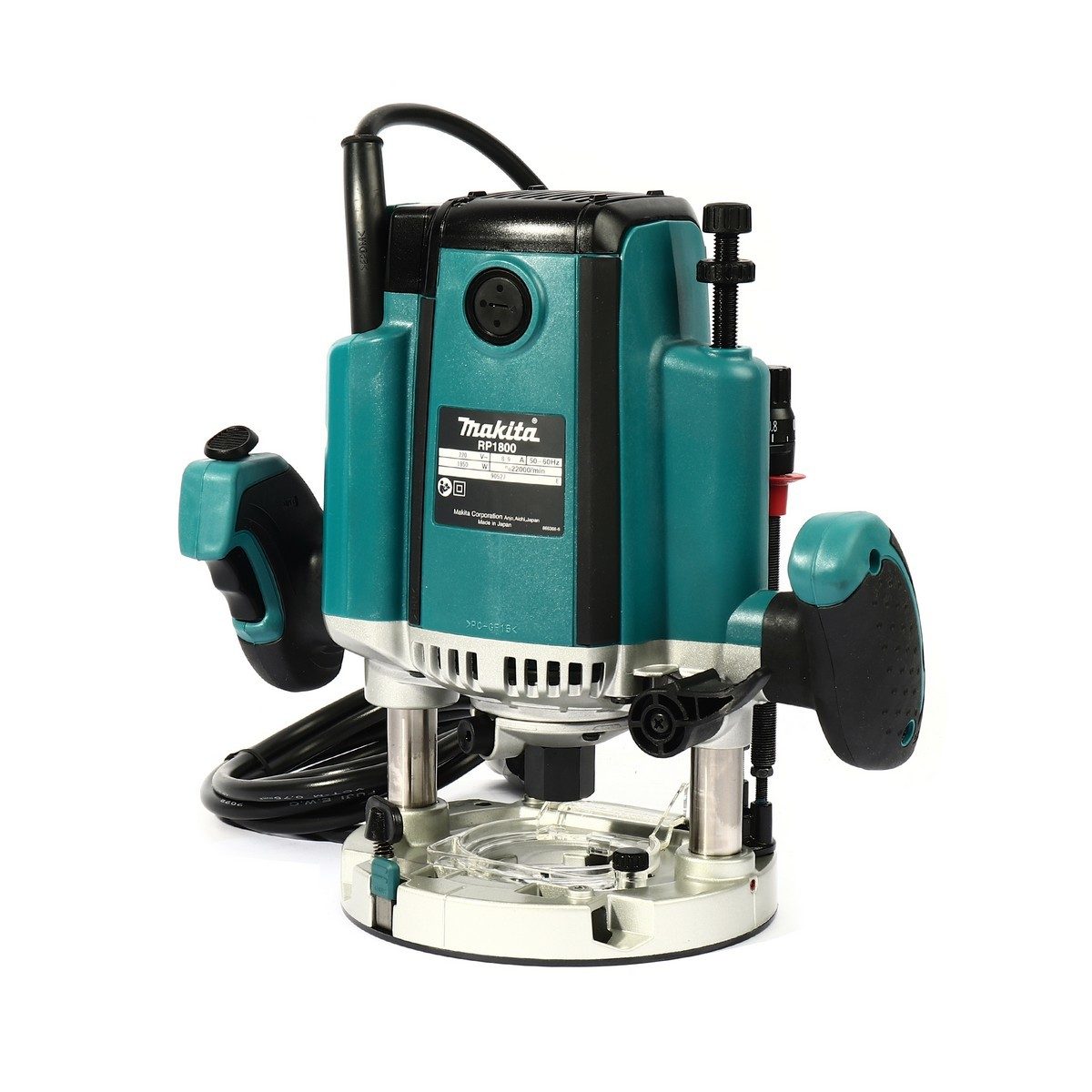 MAKITA เครื่องเร้าเตอร์ ขนาด 1/2 นิ้ว (12 มม.) กำลังไฟ 1,850 วัตต์ รุ่น RP1800X05 ความเร็วรอบตัวเปล่า 22,000 รอบ/นาที (มากีต้า)