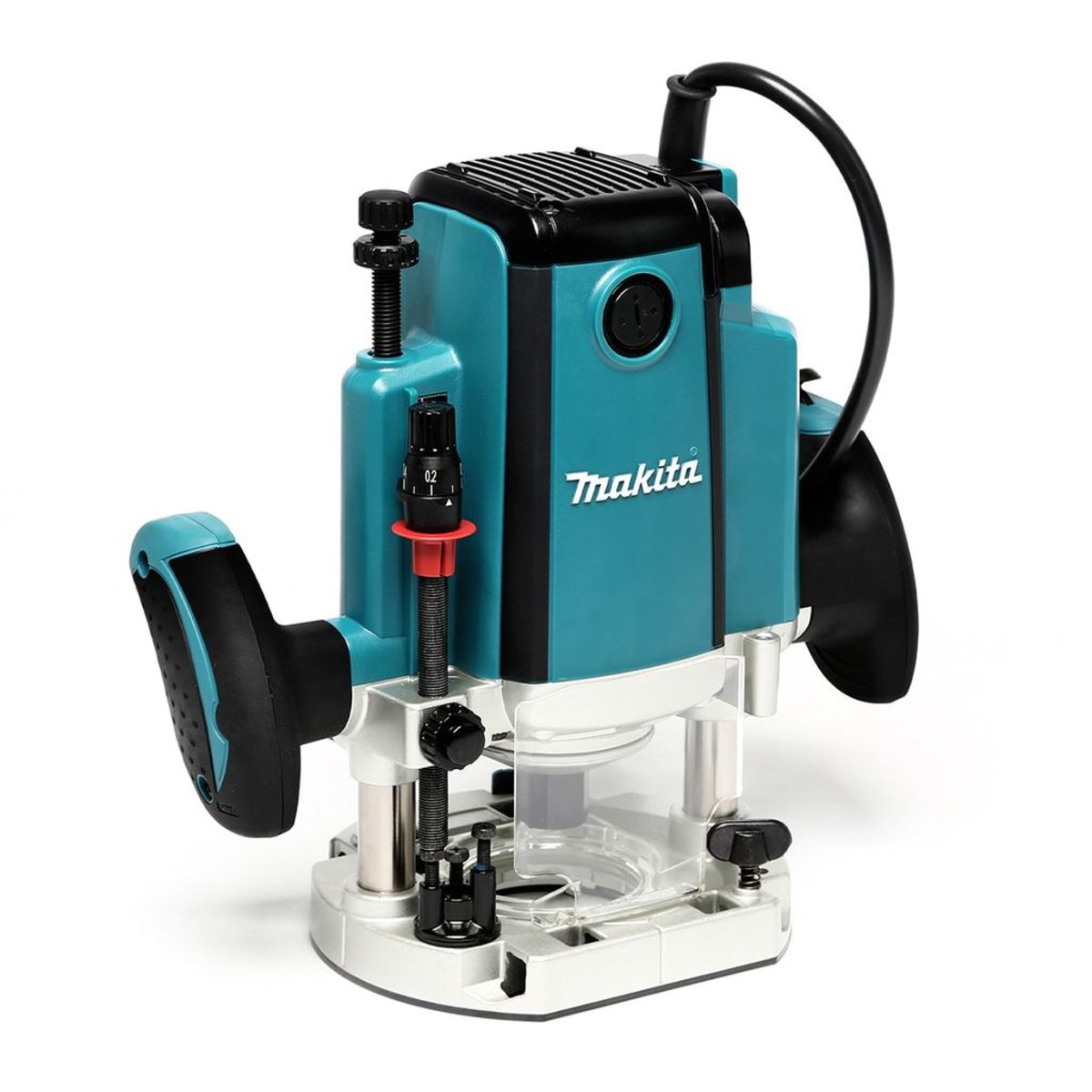 MAKITA เครื่องเร้าเตอร์ ขนาด 1/2 นิ้ว (12 มม.) กำลังไฟ 1,850 วัตต์ รุ่น RP-1800 ความเร็วรอบตัวเปล่า 22,000 รอบ/นาที ฉนวนสองชั้น มีระบบกำจัดฝ