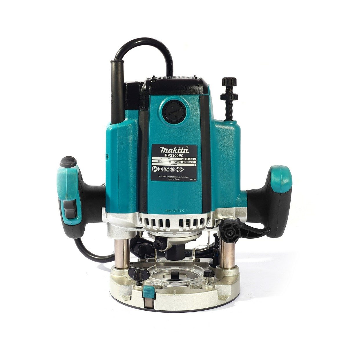 MAKITA เครื่องเร้าเตอร์ ขนาด 1/2 นิ้ว (12 มม.) กำลังไฟ 2,300 วัตต์ รุ่น RP2300FC05 ความเร็วรอบ 9,000 - 22,000 รอบ/นาที (มากีต้า)