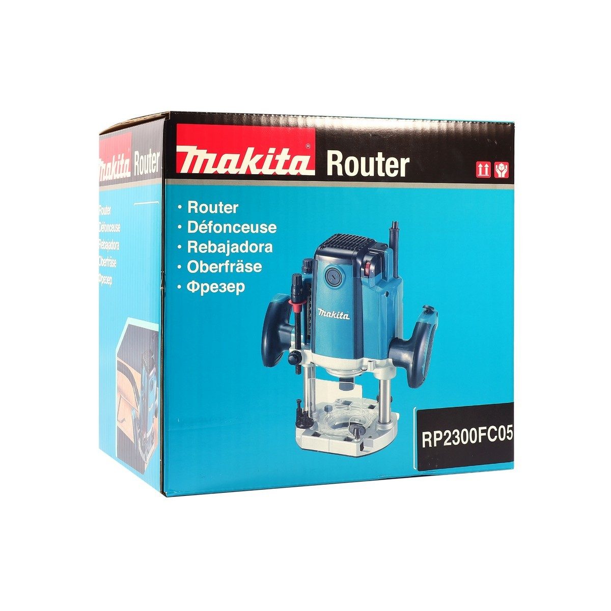 MAKITA เครื่องเร้าเตอร์ ขนาด 1/2 นิ้ว (12 มม.) กำลังไฟ 2,300 วัตต์ รุ่น RP2300FC05 ความเร็วรอบ 9,000 - 22,000 รอบ/นาที (มากีต้า)