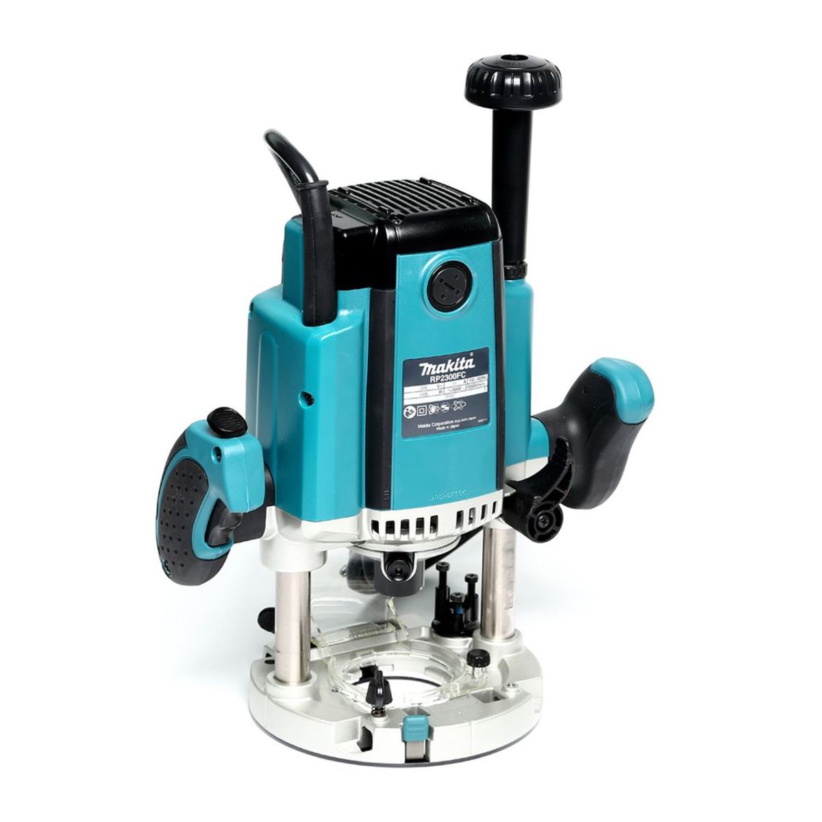 MAKITA เครื่องเร้าเตอร์ ขนาด 1/2 นิ้ว (12 มม.) กำลังไฟ 2,300 วัตต์ รุ่น RP-2300FC ความเร็วรอบตัวเปล่า 9,000 - 22,000 รอบ/นาที มีฉนวนสองชั้น 