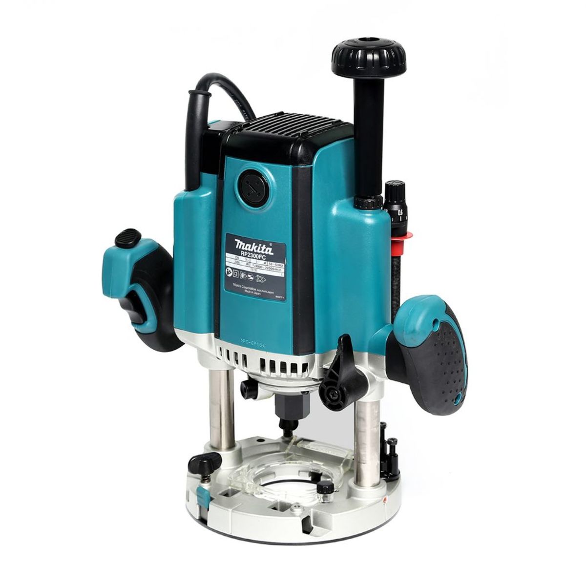 MAKITA เครื่องเร้าเตอร์ ขนาด 1/2 นิ้ว (12 มม.) กำลังไฟ 2,300 วัตต์ รุ่น RP-2300FC ความเร็วรอบตัวเปล่า 9,000 - 22,000 รอบ/นาที มีฉนวนสองชั้น 