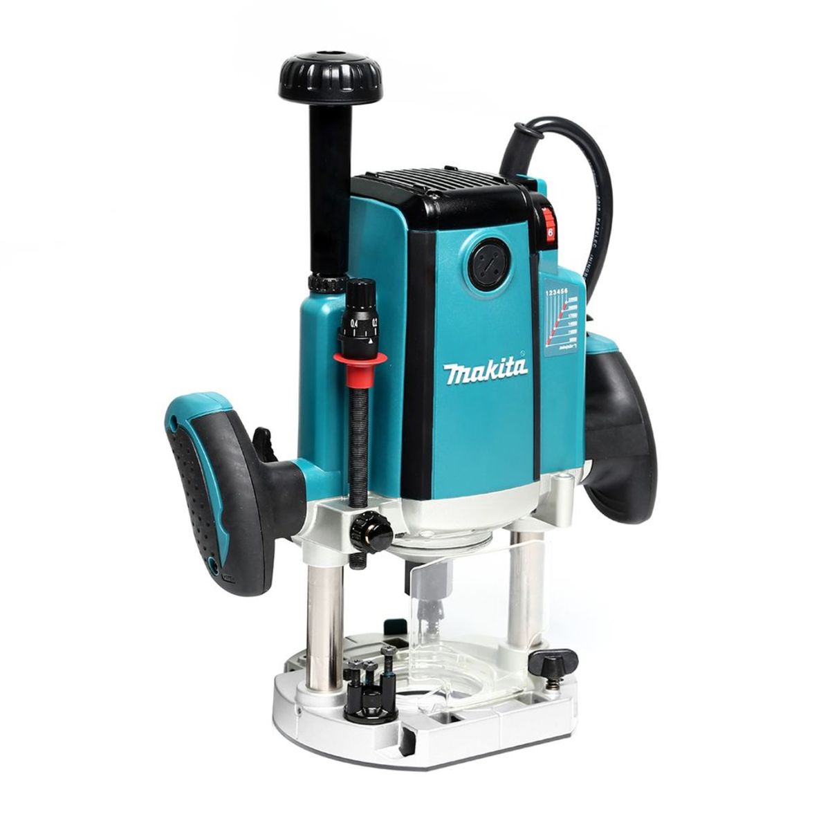 MAKITA เครื่องเร้าเตอร์ ขนาด 1/2 นิ้ว (12 มม.) กำลังไฟ 2,300 วัตต์ รุ่น RP-2300FC ความเร็วรอบตัวเปล่า 9,000 - 22,000 รอบ/นาที มีฉนวนสองชั้น 