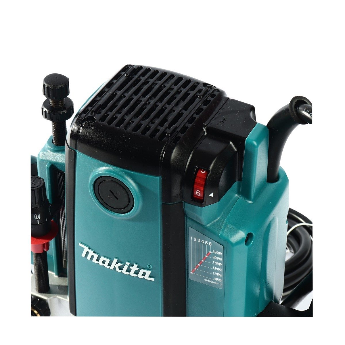 MAKITA เครื่องเร้าเตอร์ ขนาด 1/2 นิ้ว (12 มม.) กำลังไฟ 2,100 วัตต์ รุ่น RP2301FC05 ความเร็วรอบคัวเปล่า 9,000 - 22,000 รอบ/นาที ปรับความเร็วไ