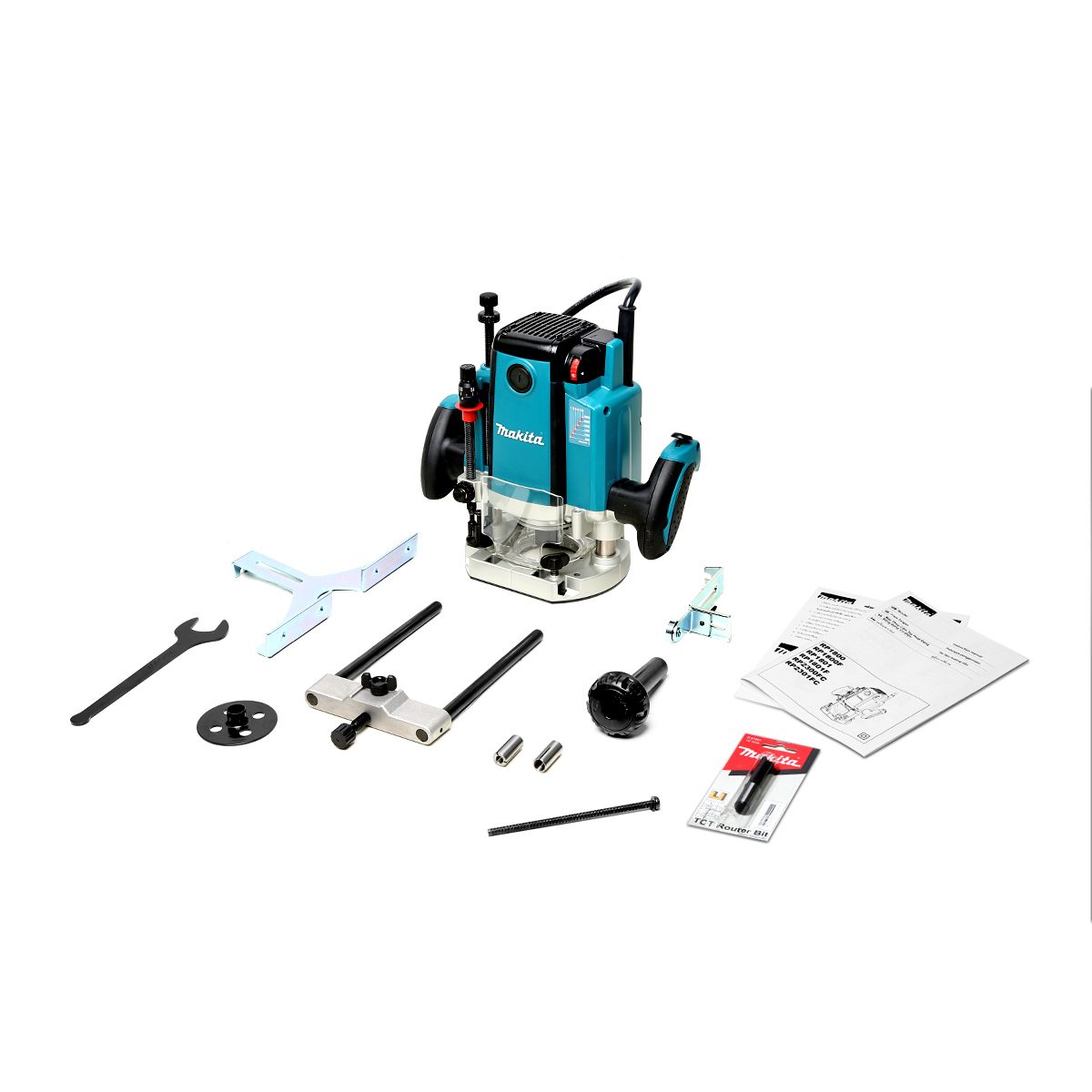 MAKITA เครื่องเร้าเตอร์ ขนาด 1/2 นิ้ว (12 มม.) กำลังไฟ 2,100 วัตต์ รุ่น RP-2301FC ความเร็วรอบ 9,000 - 22,000 รอบ/นาที มีระบบกำจัดฝุ่น Soft S
