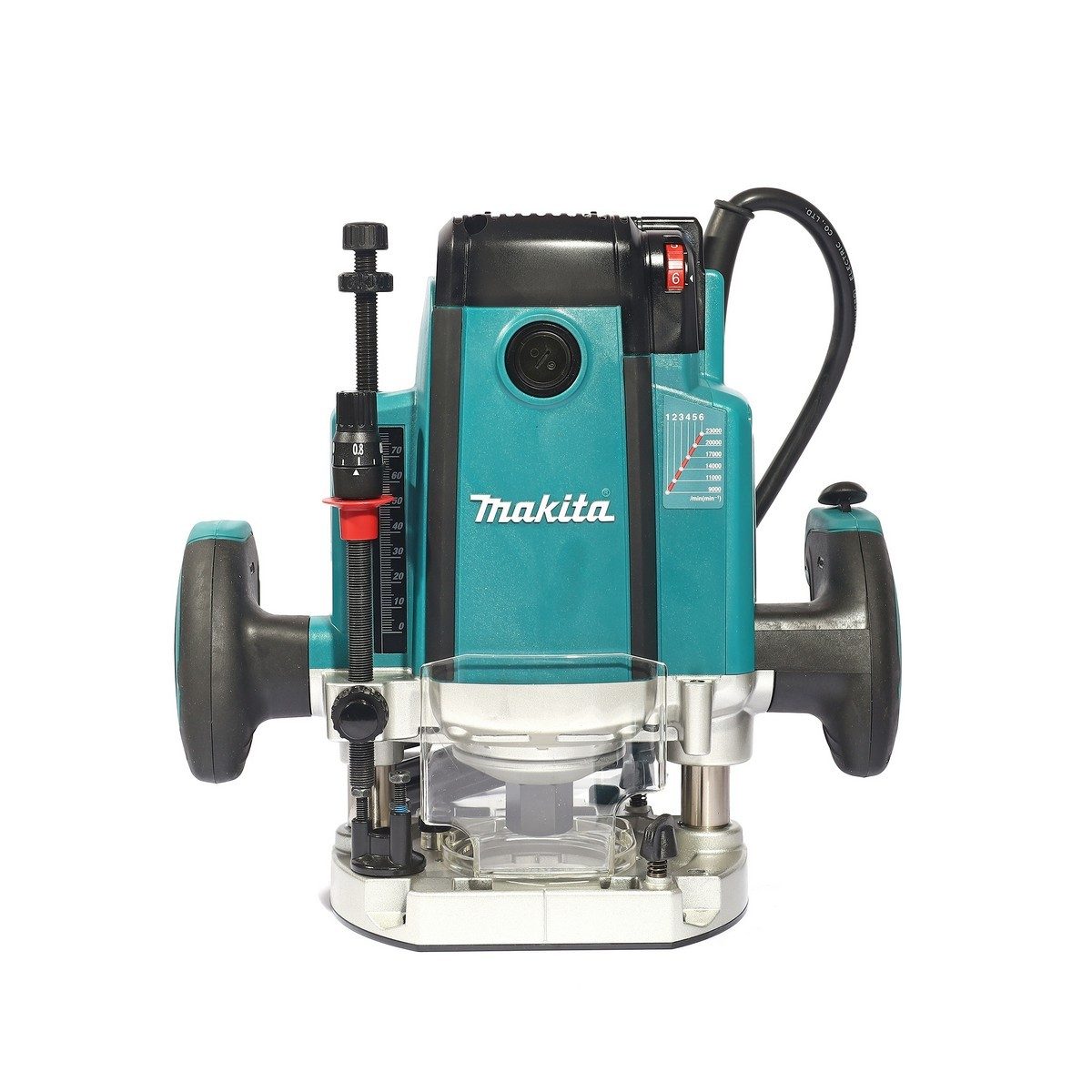 MAKITA เครื่องเร้าเตอร์ ขนาด 1/2 นิ้ว (12 มม.) กำลังไฟ 2,300 วัตต์ รุ่น RP2302FC05 ความเร็วรอบ 9,000 - 22,000 รอบ/นาที พร้อมหัวดูดฝุ่น (มากี